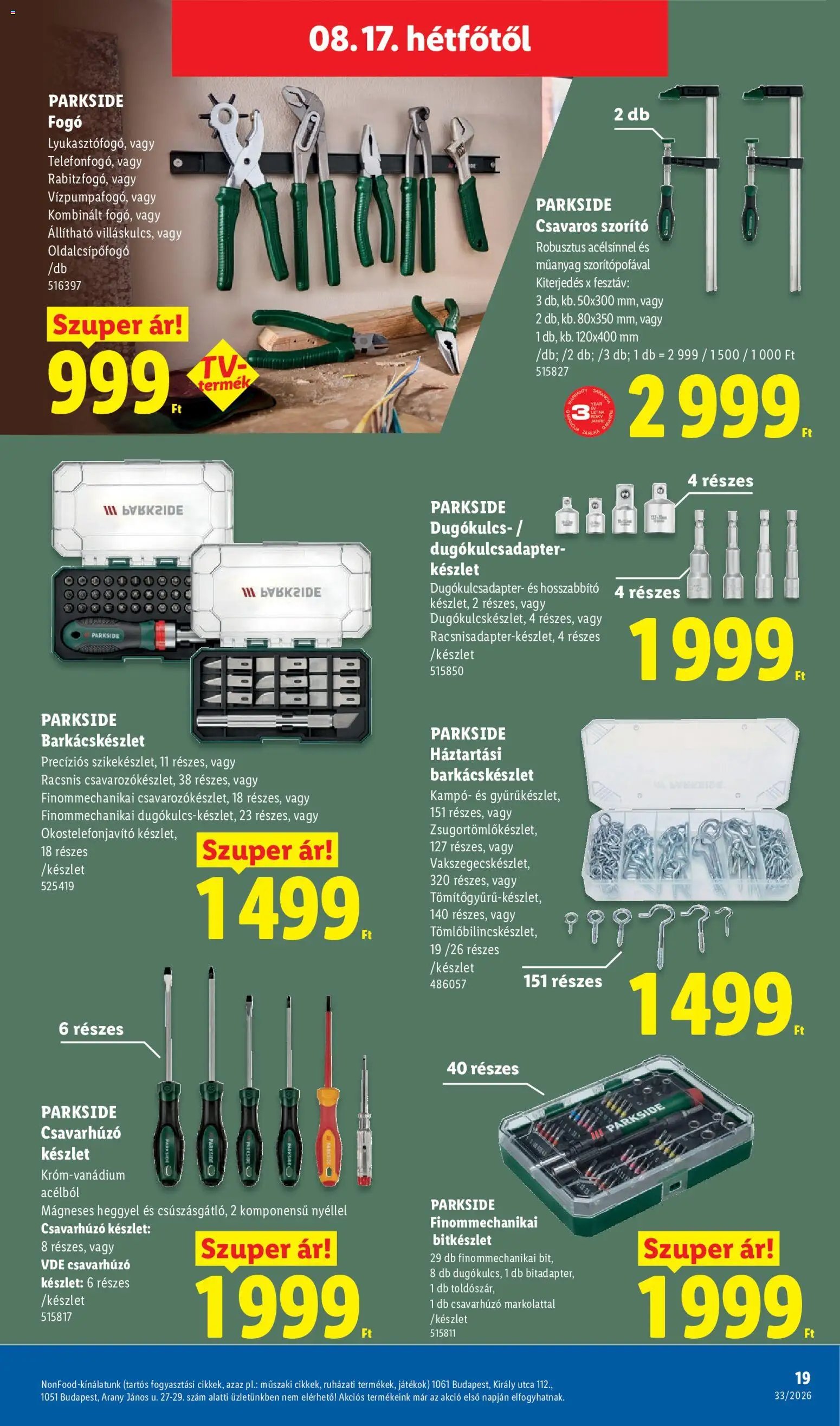 Lidl újság 2026.08.13. Lidl Nonfood kínálatunk