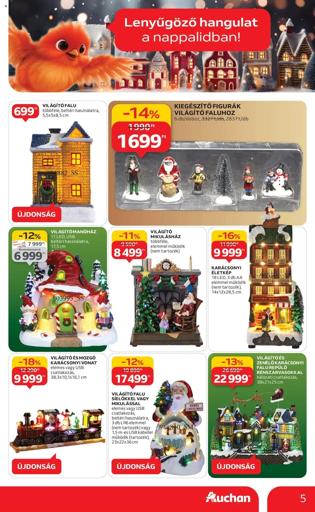Auchan újság 2025.10.16. Hipermarket karácsonyi dekoráció ajánlataink (2025-10-16 - 2025-11-26)