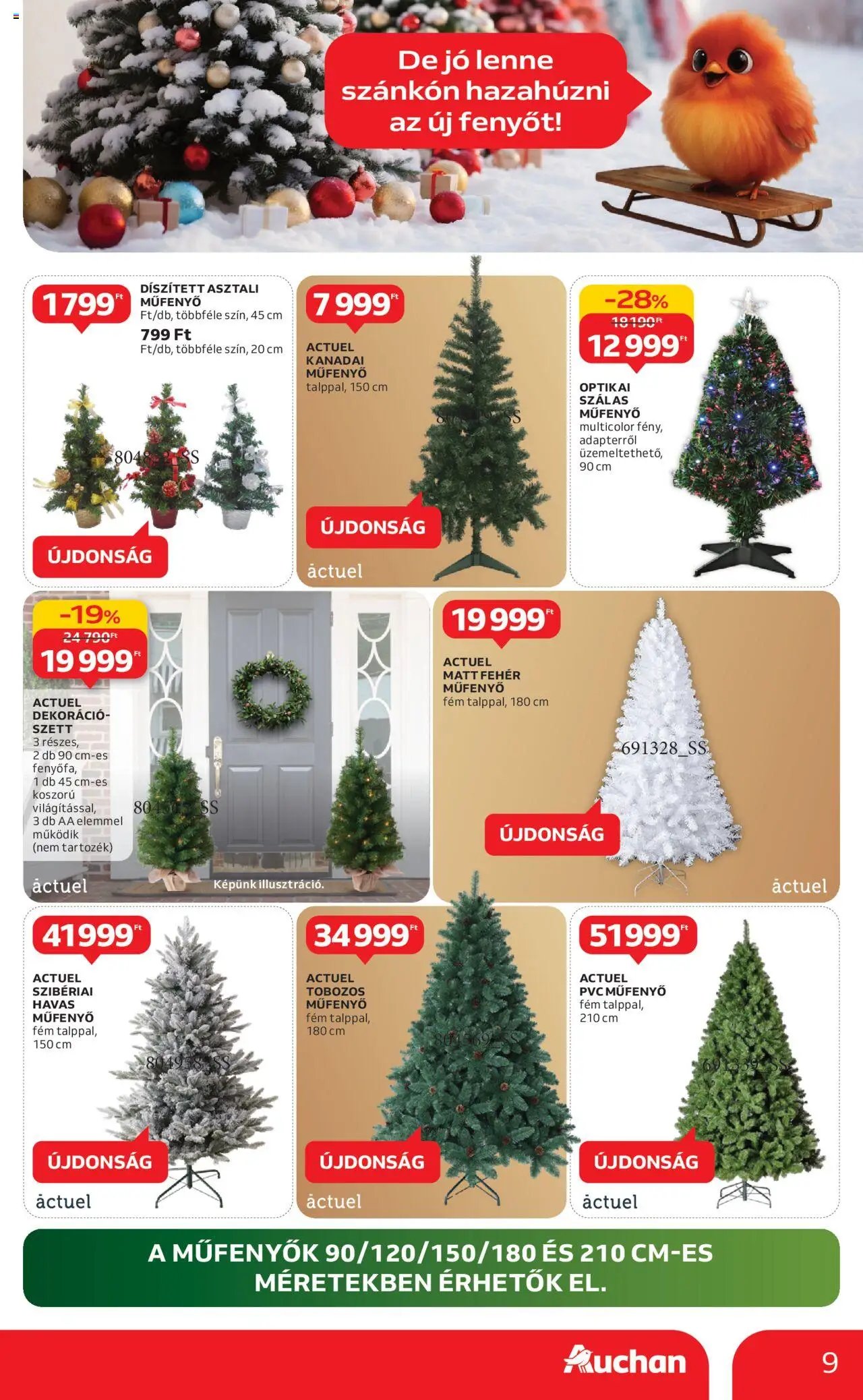 Auchan újság 2025.10.16. Hipermarket karácsonyi dekoráció ajánlataink (2025-10-16 - 2025-11-26)