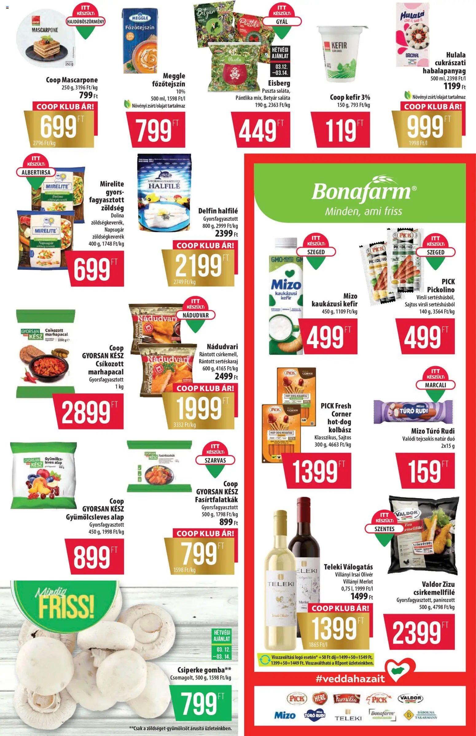 COOP újság 2026.03.12. COOP - Szuper Plus / Alföld Pro-Coop Zrt. (2026-03-12 - 2026-03-18)