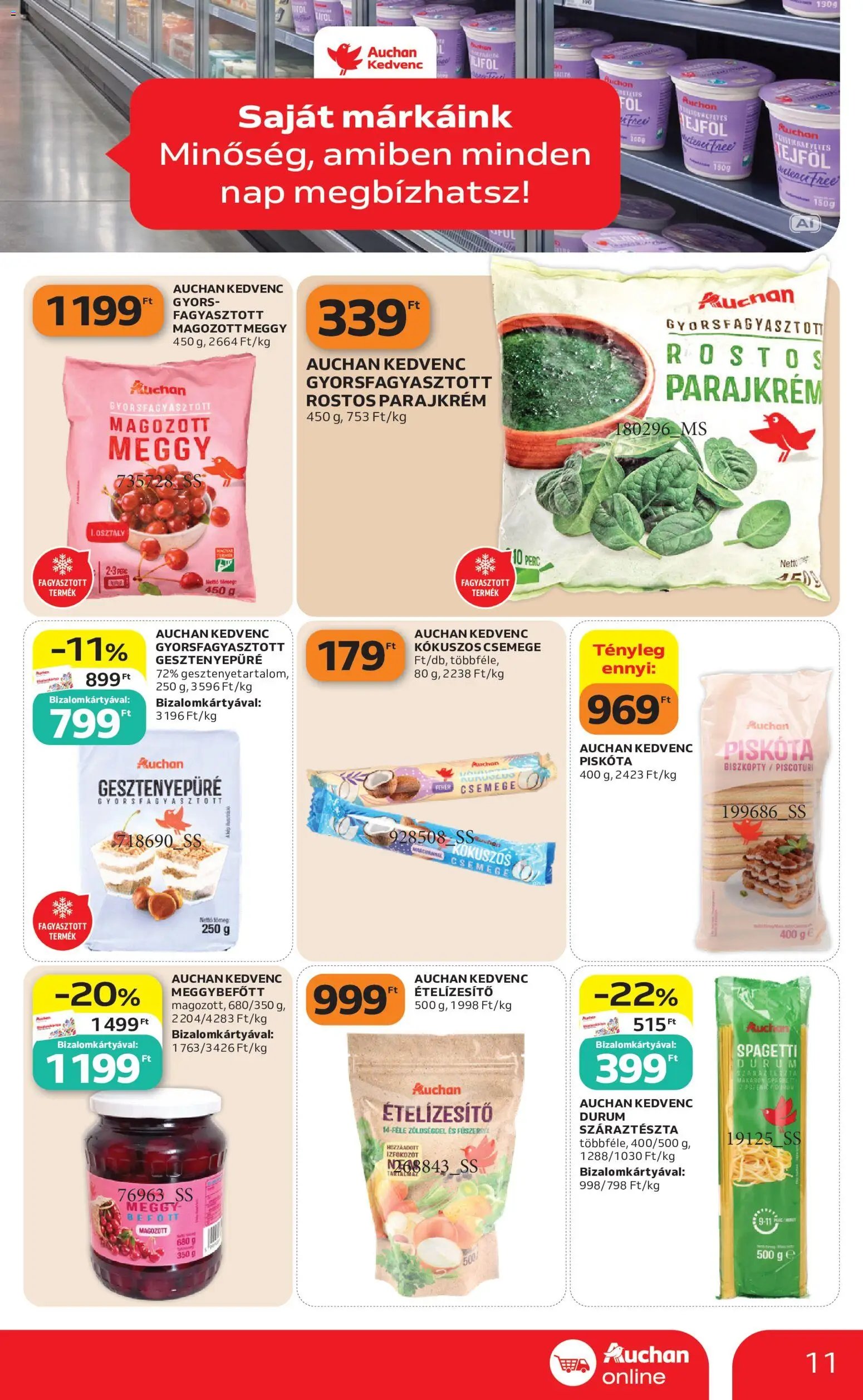Auchan Szupermarket akciós újság 2026.10.15. - lapozható formában szórólap ✳️