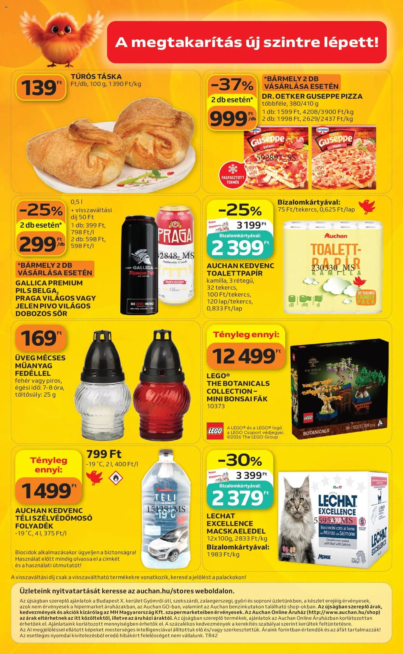 Auchan Szupermarket akciós újság 2026.10.15. - lapozható formában szórólap ✳️