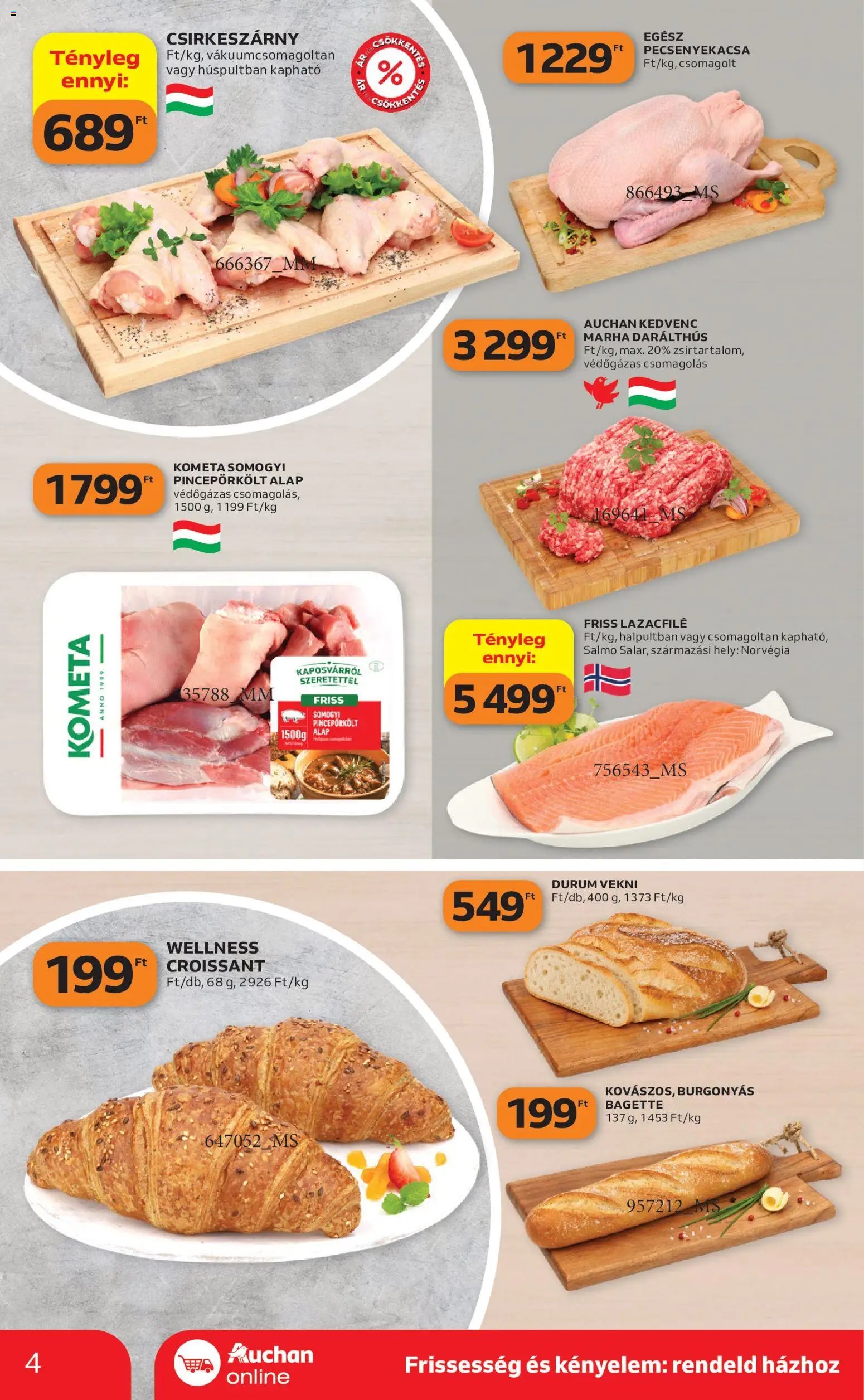 Auchan Szupermarket akciós újság 2026.10.15. - lapozható formában szórólap ✳️
