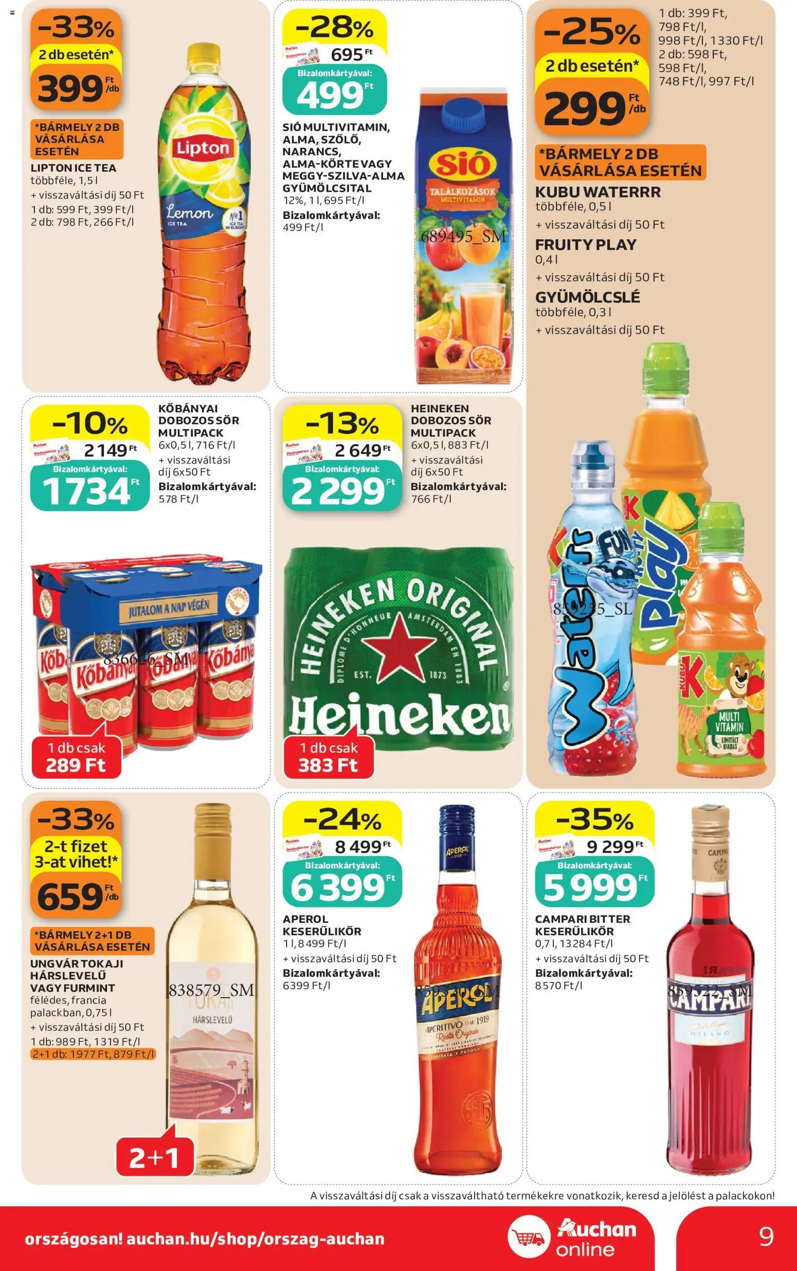 Auchan Szupermarket akciós újság 2026.10.15. - lapozható formában szórólap ✳️