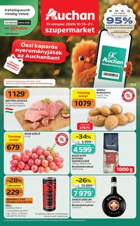 Auchan Szupermarket akciós újság 2026.10.15. - lapozható formában szórólap ✳️