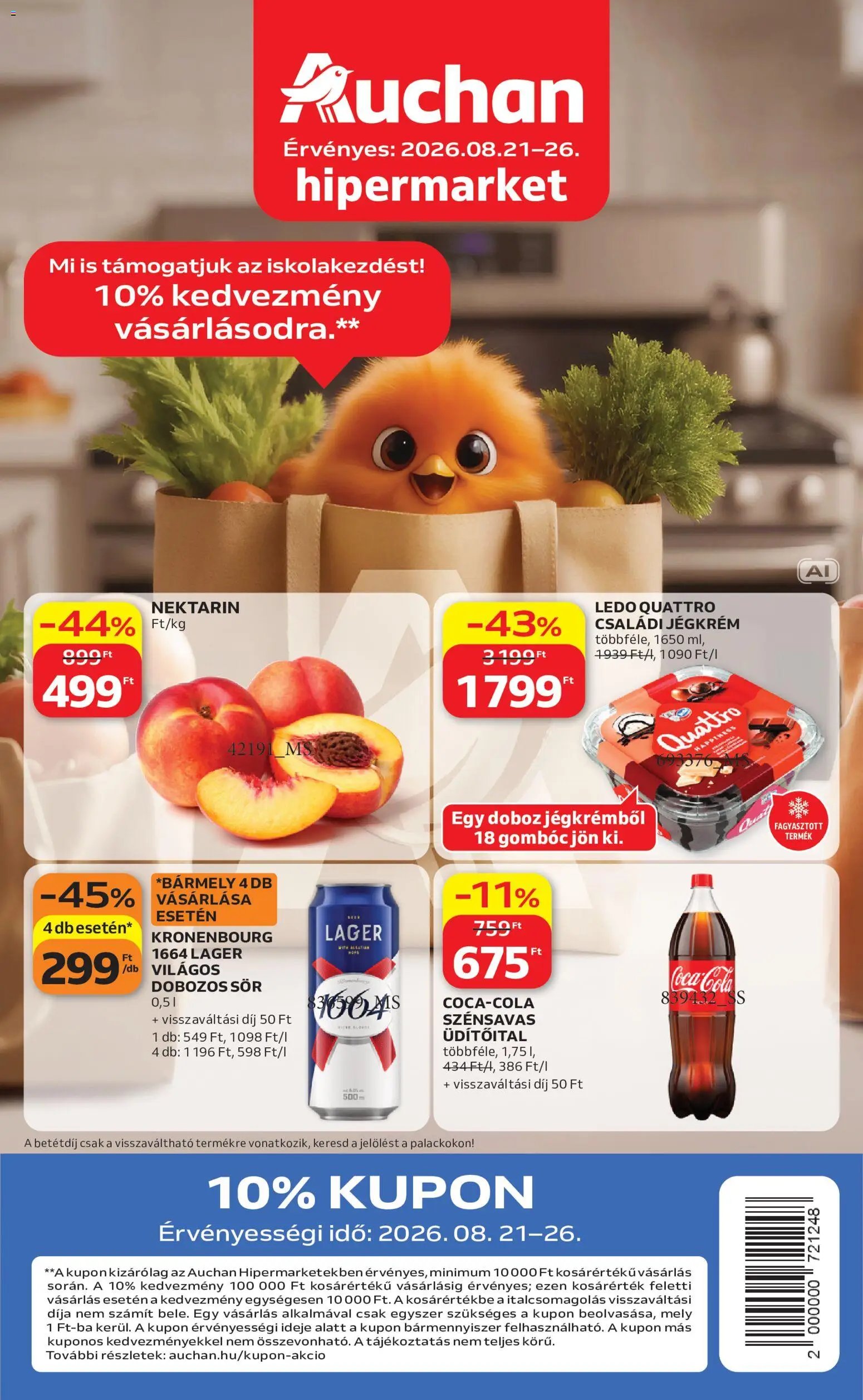 Auchan újság 2026.08.21. Auchan akciós újság