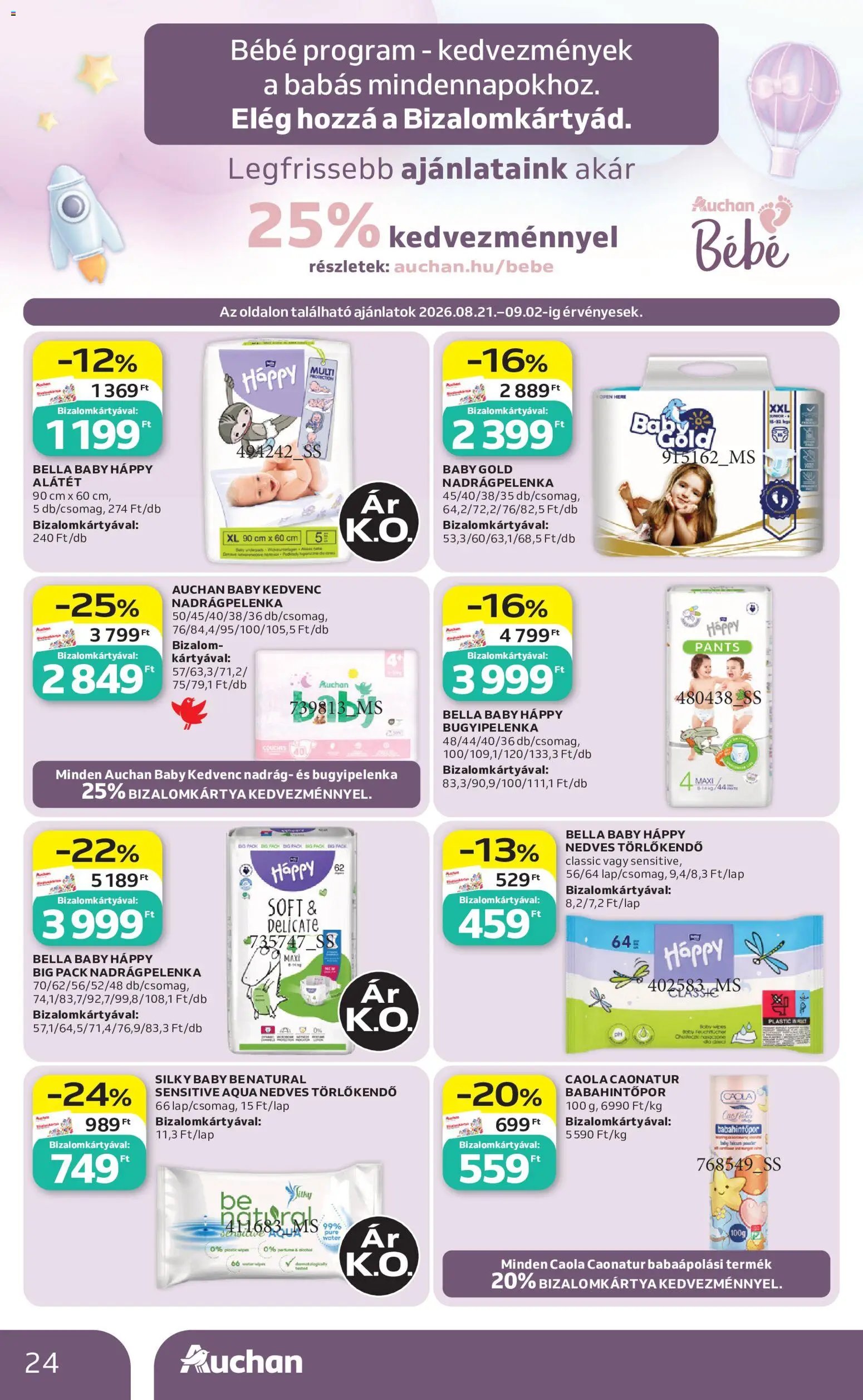 Auchan újság 2026.08.21. Auchan akciós újság