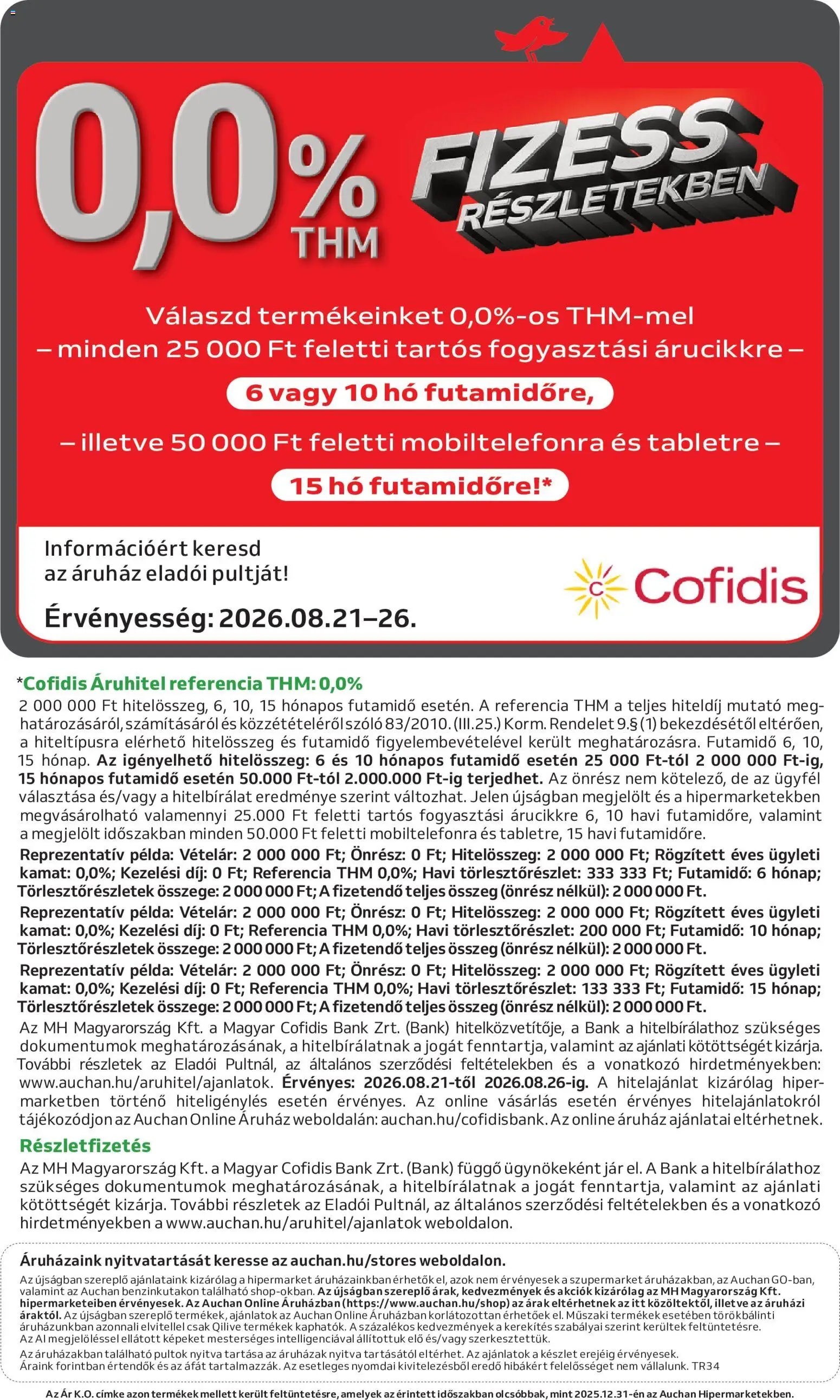 Auchan újság 2026.08.21. Auchan akciós újság