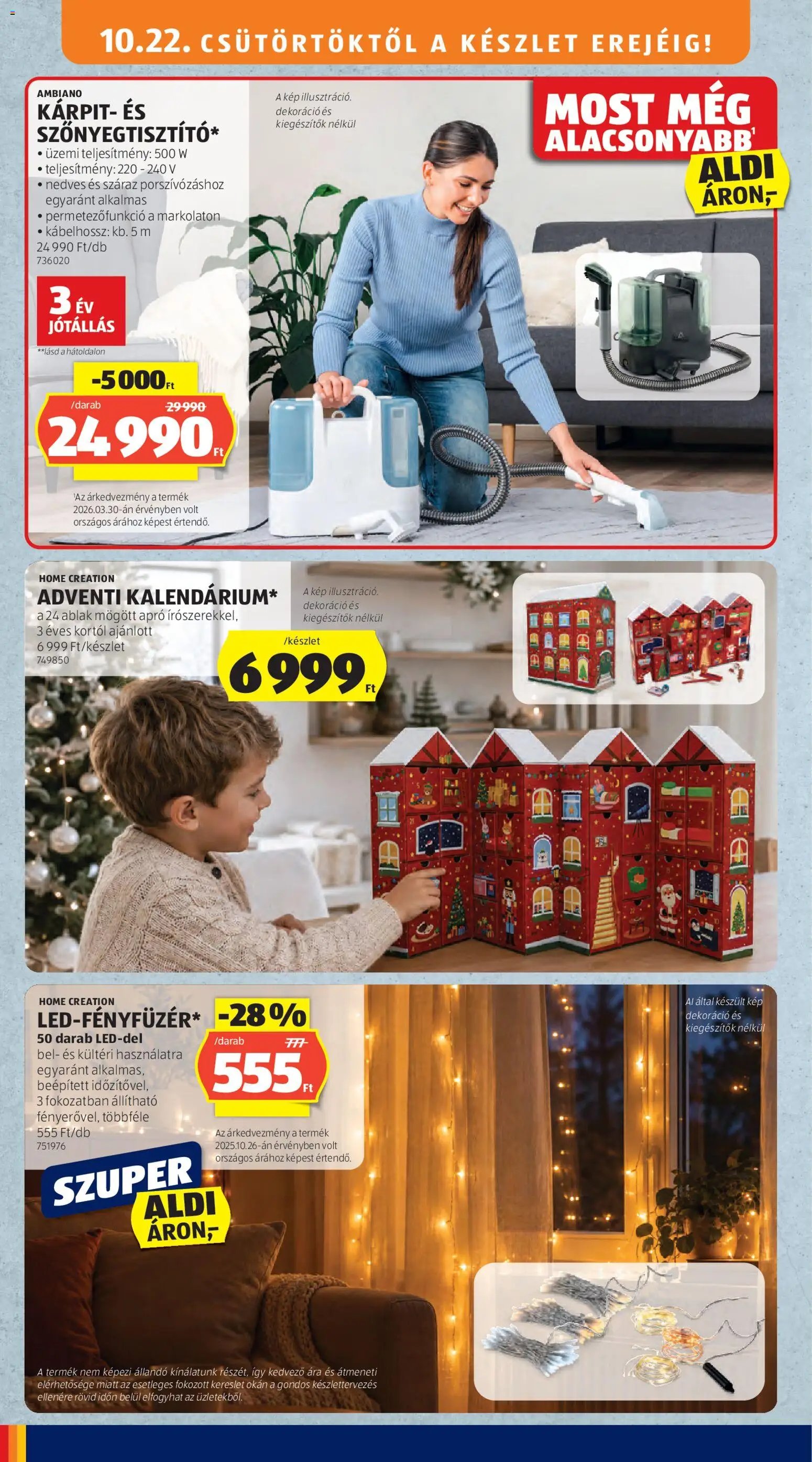 Aldi Karácsony akciós újság 2026.10.22. -tól/től 🧑‍🎄❄️