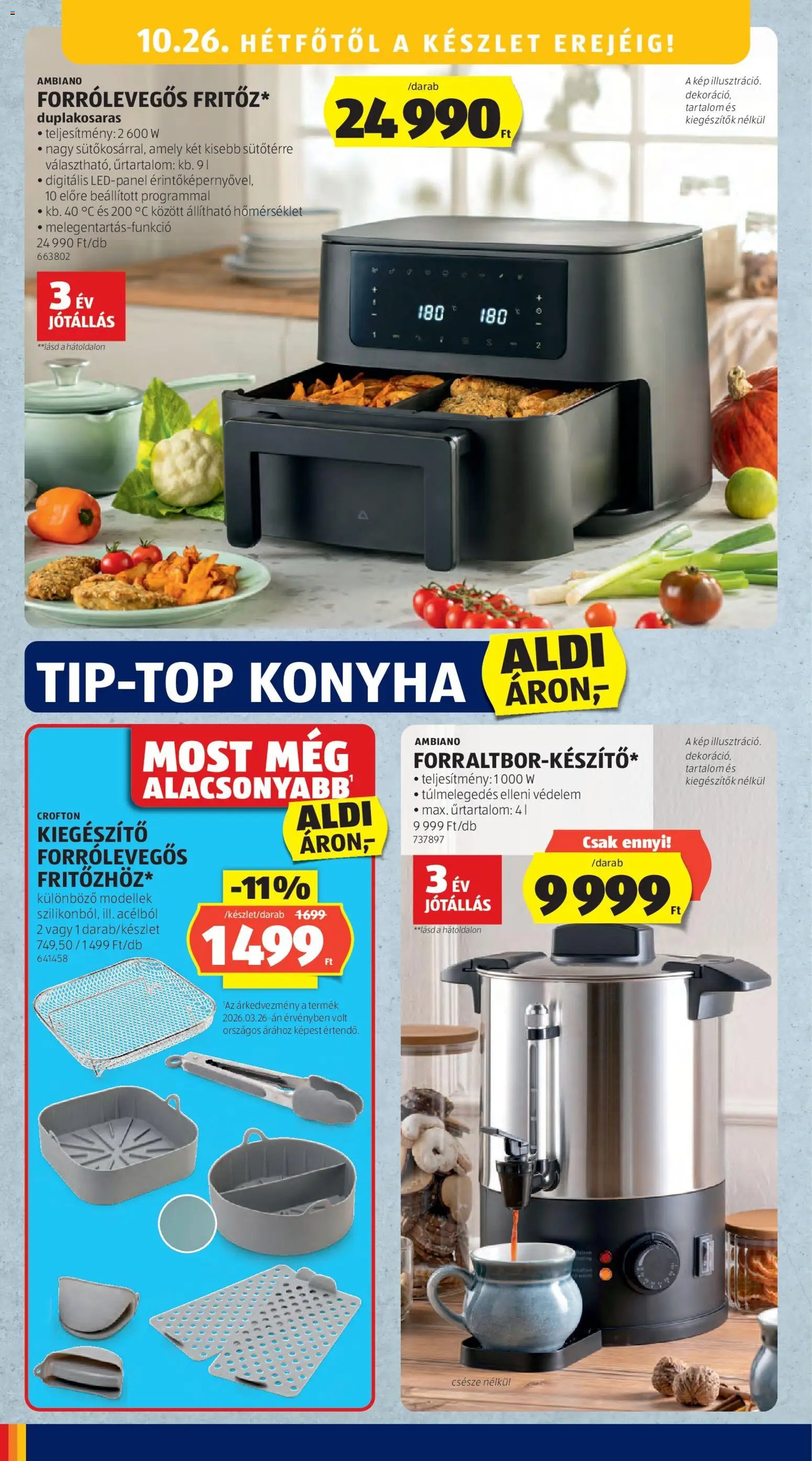 Aldi Karácsony akciós újság 2026.10.22. -tól/től 🧑‍🎄❄️
