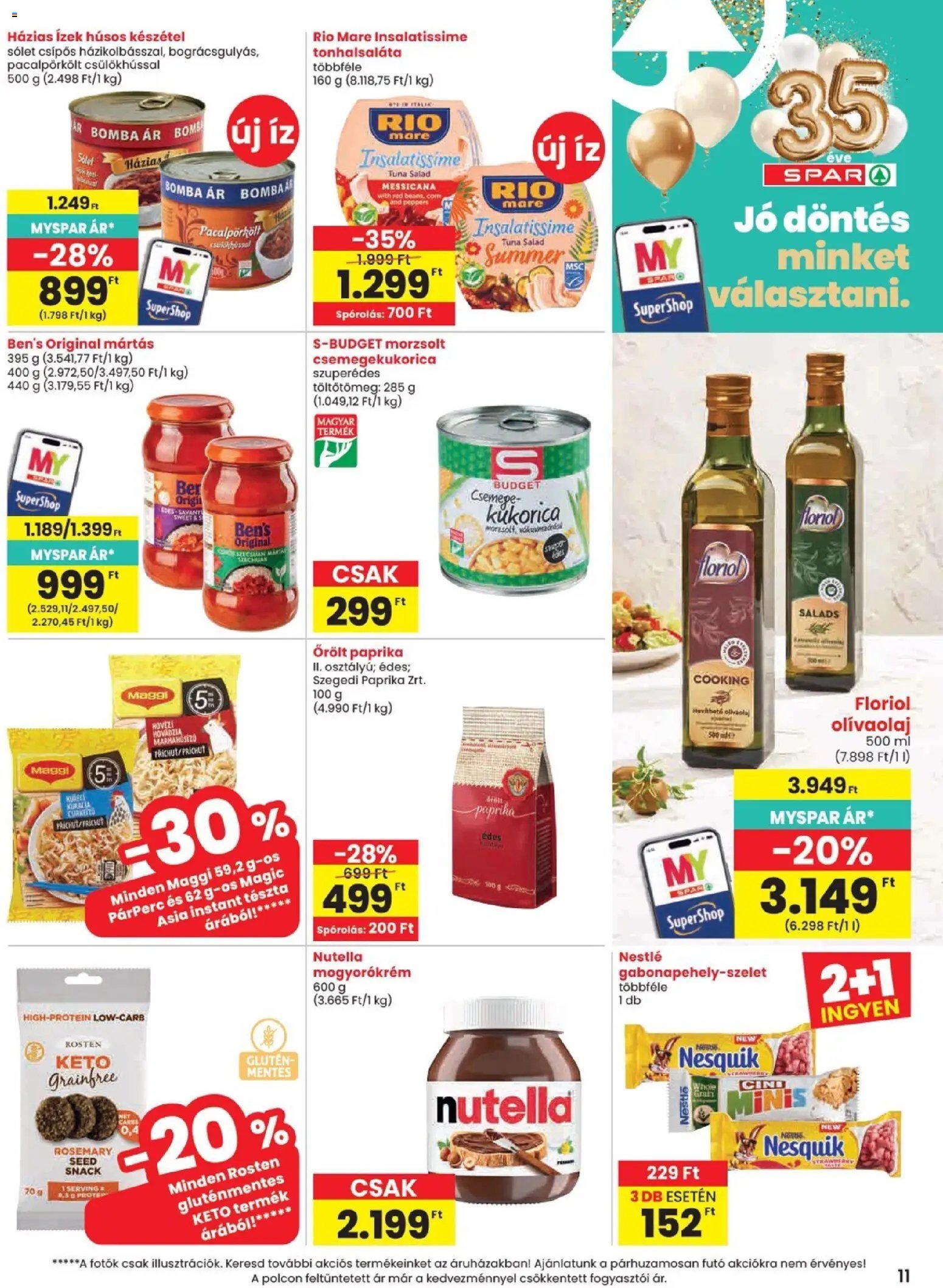 Spar újság 2026.07.16. Spar akciós újság