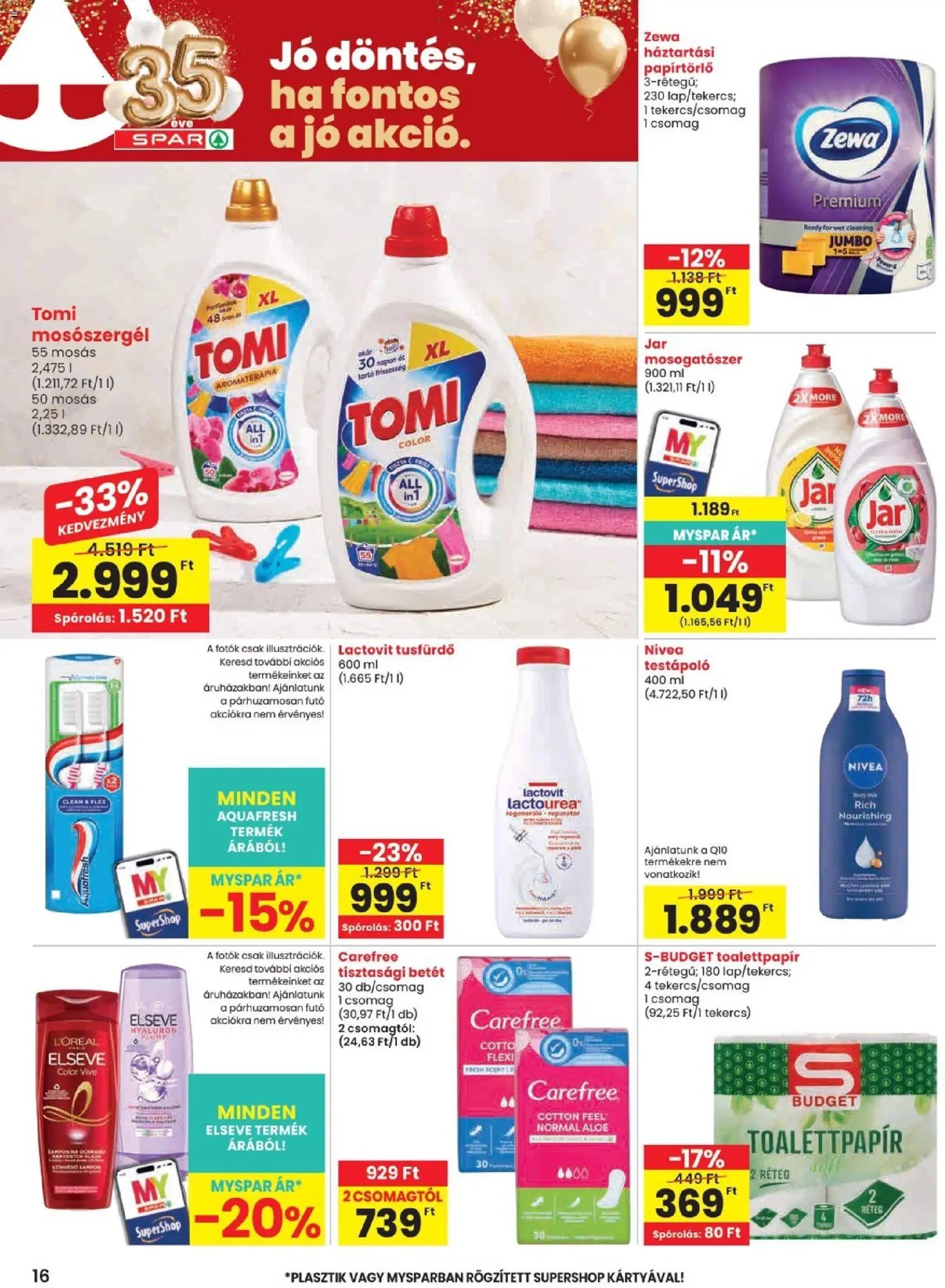 Spar újság 2026.07.16. Spar akciós újság
