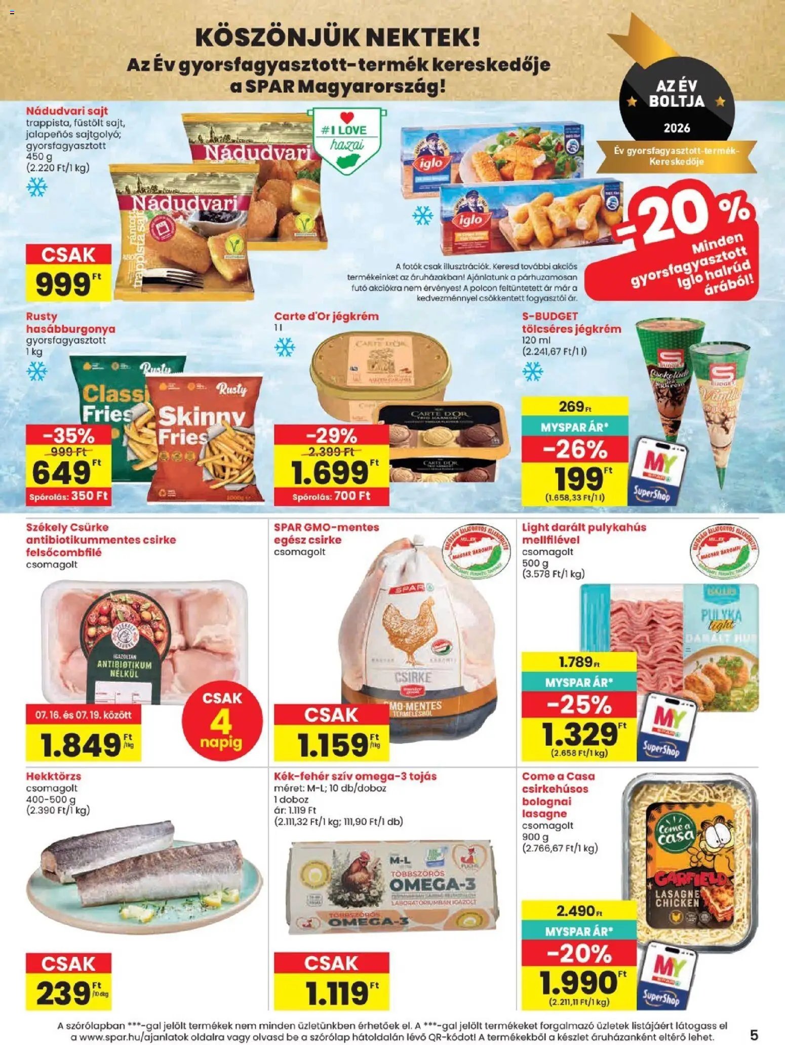 Spar újság 2026.07.16. Spar akciós újság