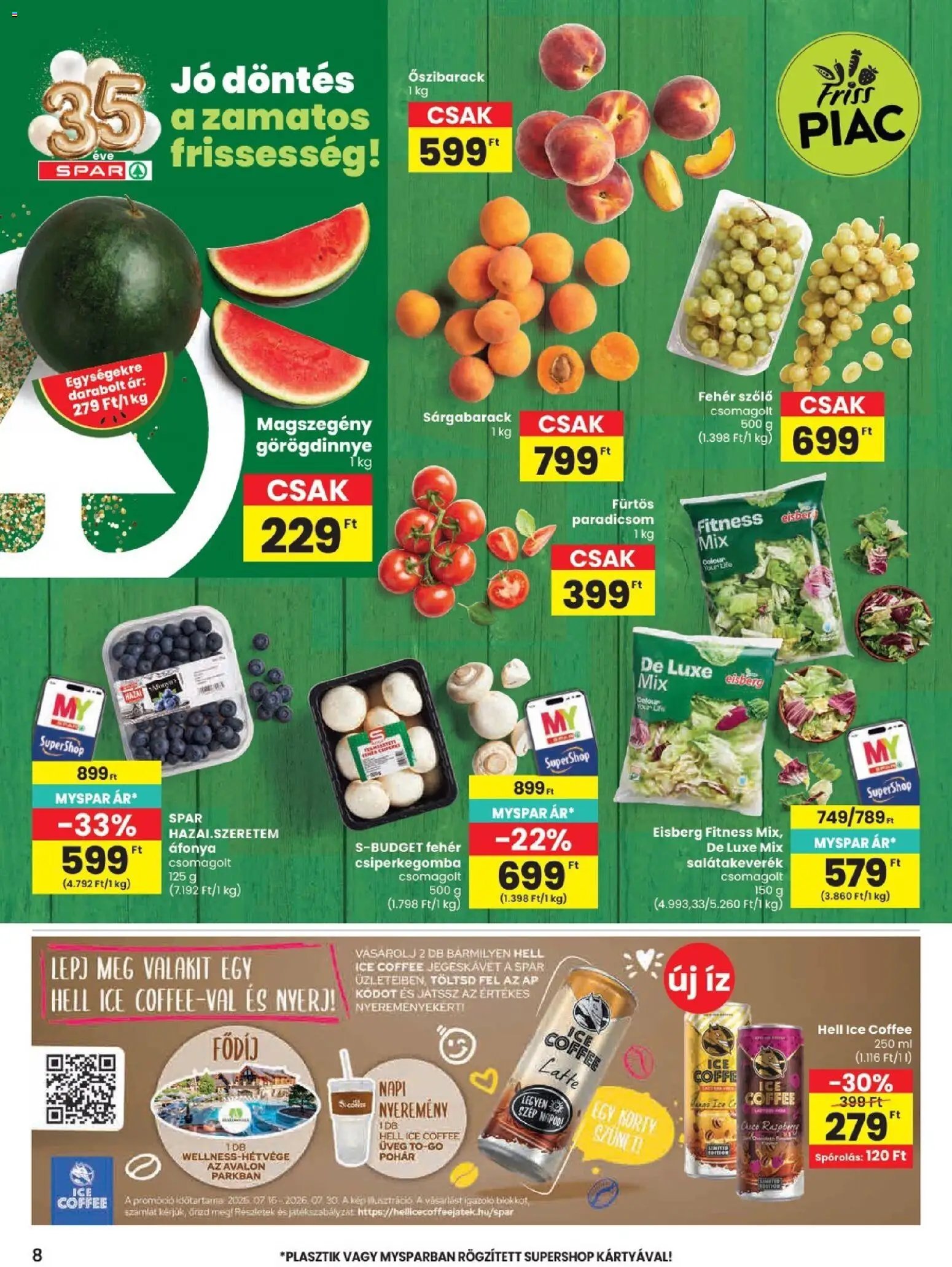 Spar újság 2026.07.16. Spar akciós újság