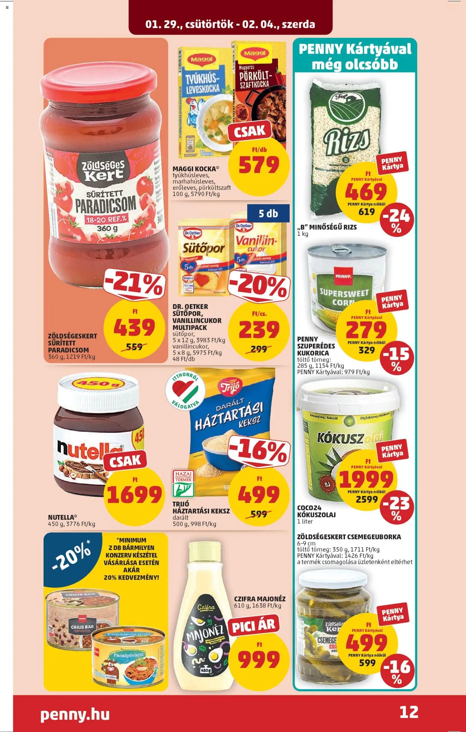 PENNY újság 2026.01.29. Akciós újság PENNY (2026-01-29 - 2026-02-04)