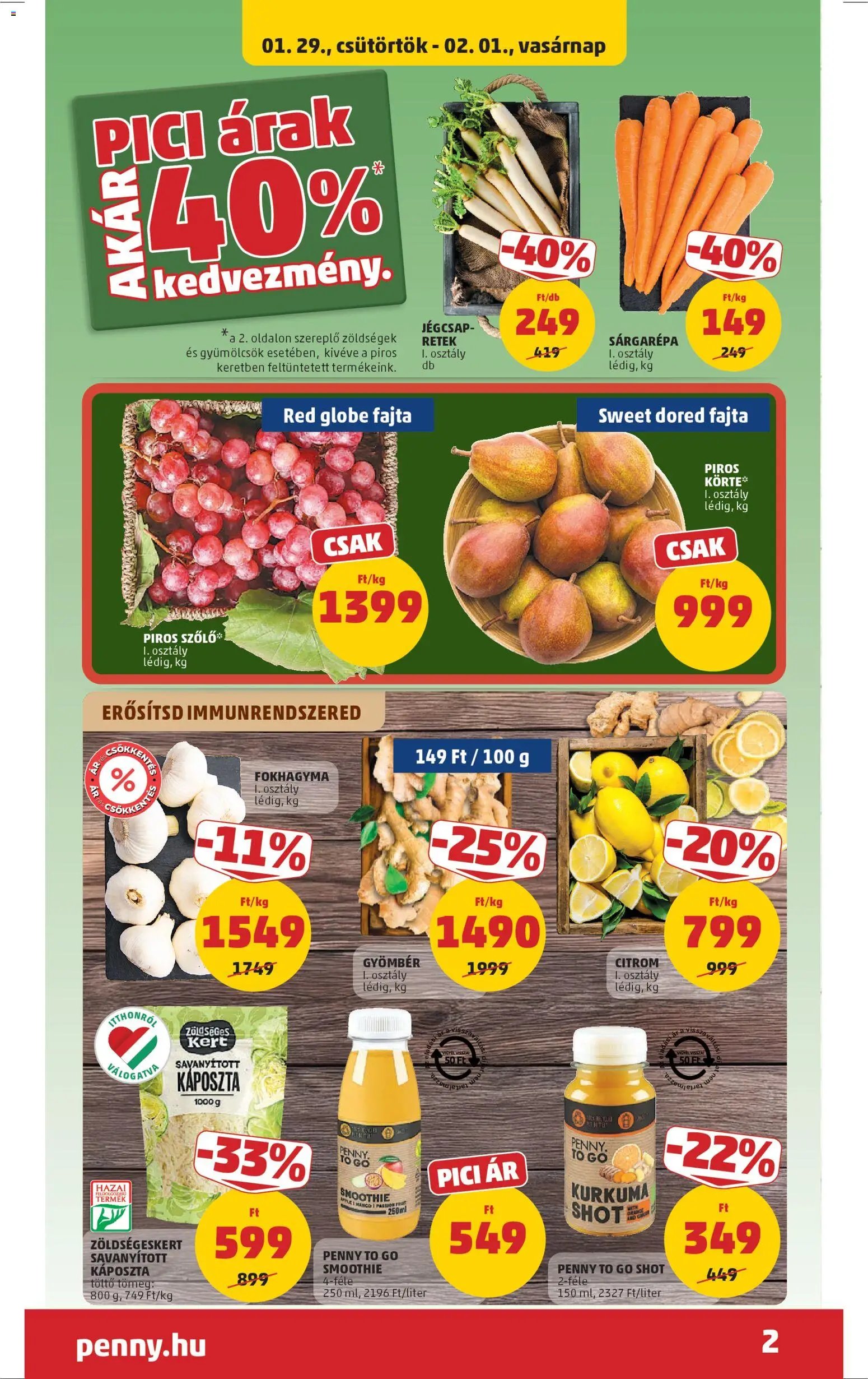 PENNY újság 2026.01.29. Akciós újság PENNY (2026-01-29 - 2026-02-04)