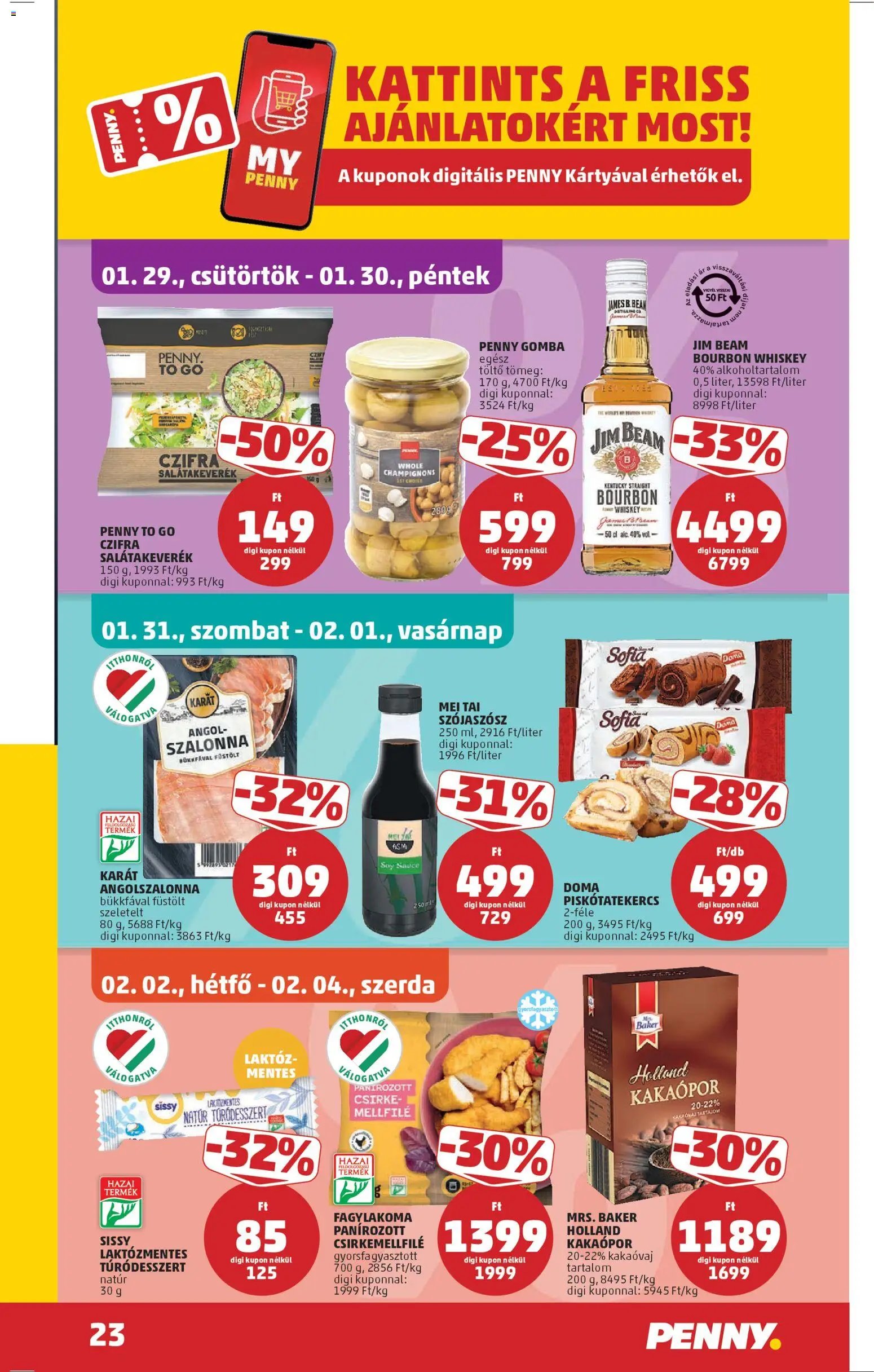 PENNY újság 2026.01.29. Akciós újság PENNY (2026-01-29 - 2026-02-04)