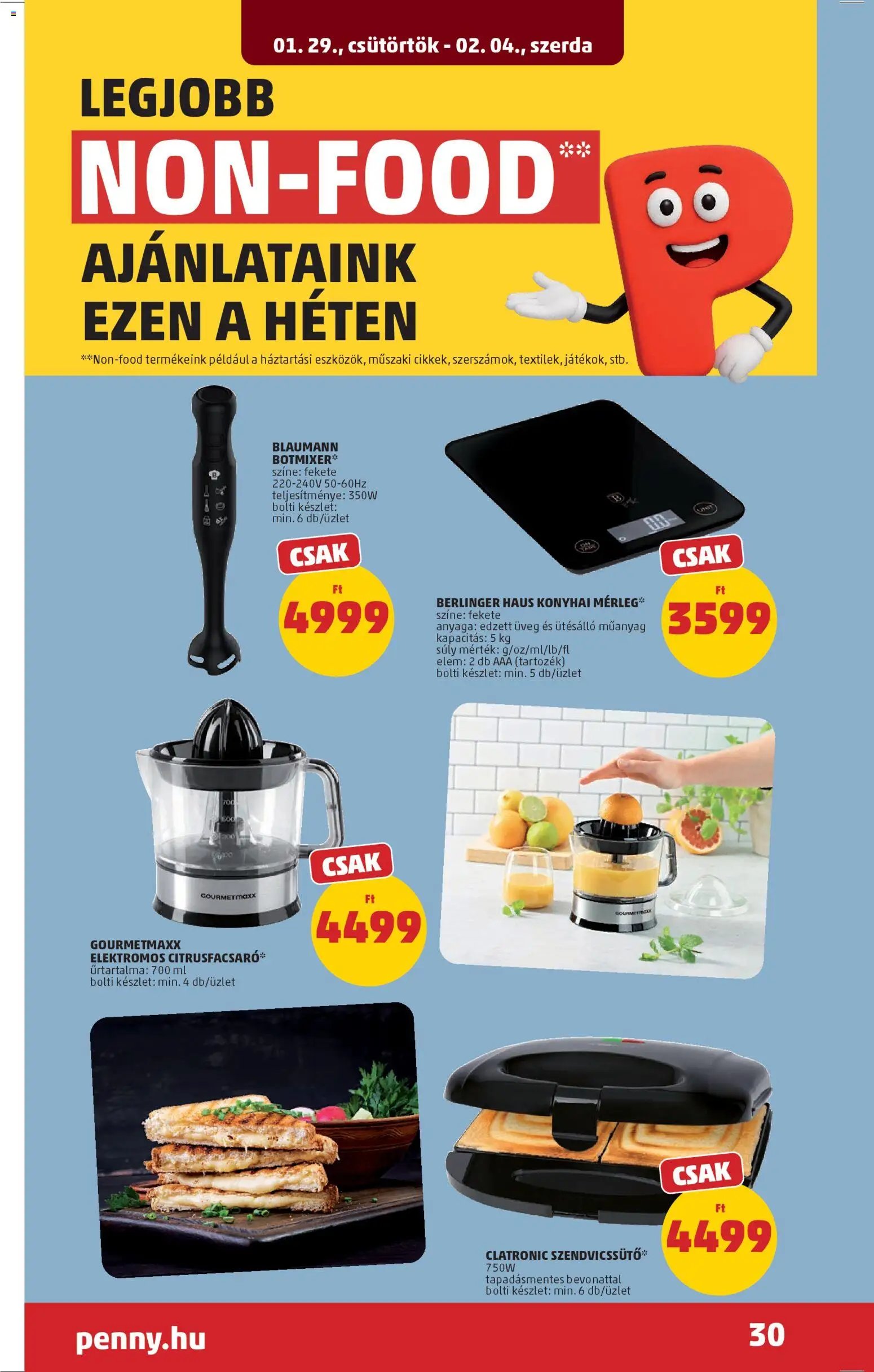 PENNY újság 2026.01.29. Akciós újság PENNY (2026-01-29 - 2026-02-04)