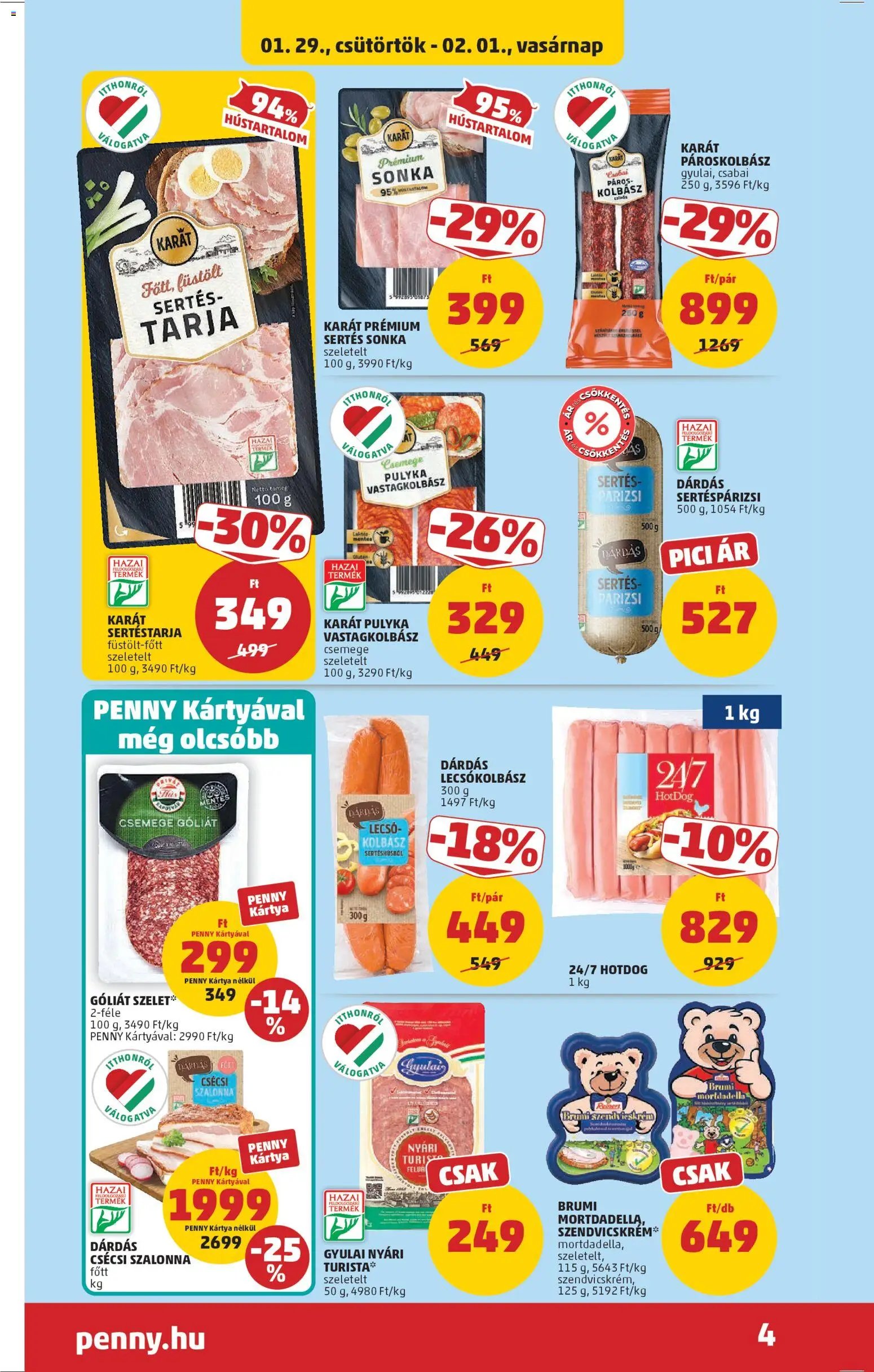PENNY újság 2026.01.29. Akciós újság PENNY (2026-01-29 - 2026-02-04)