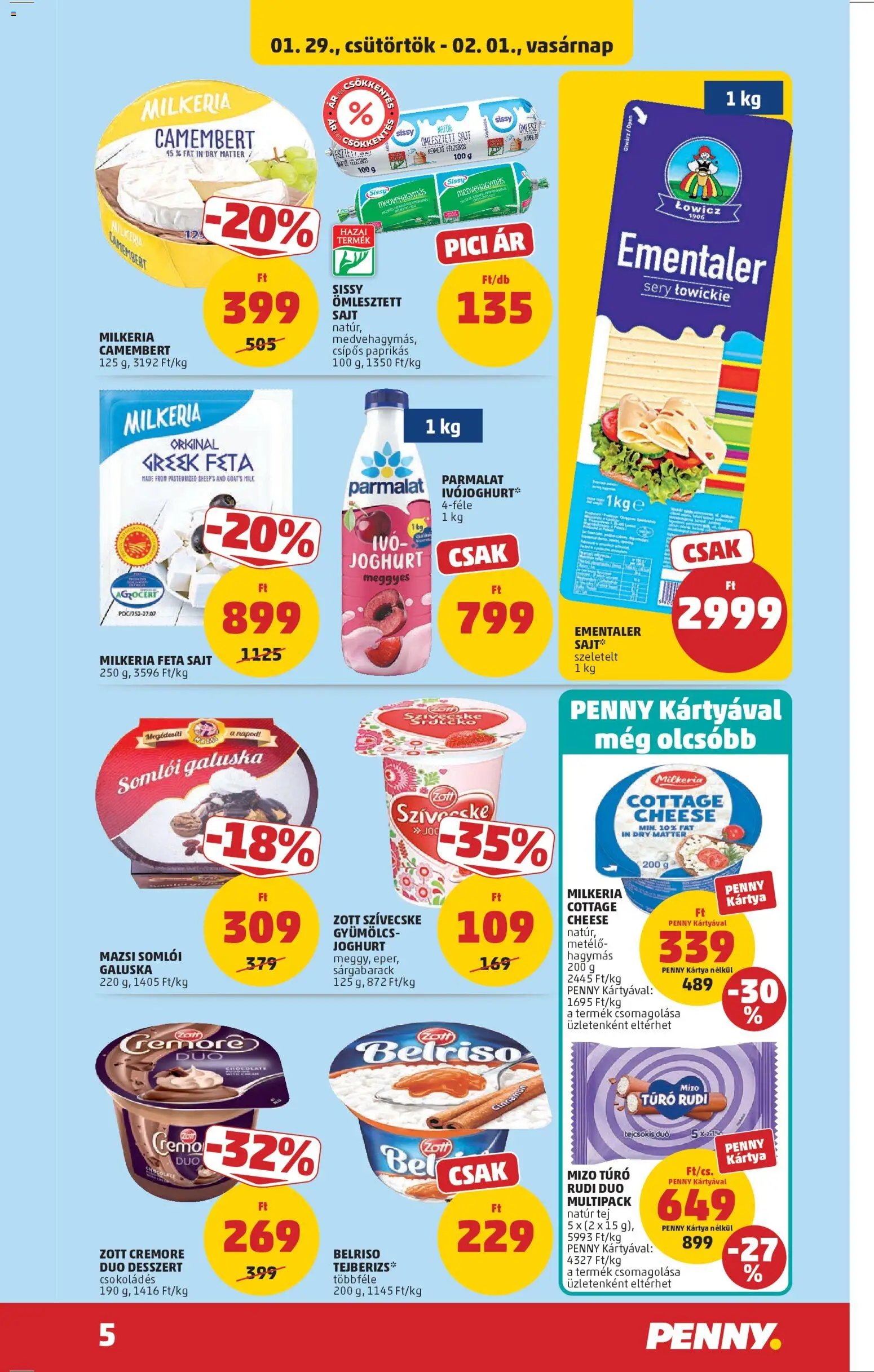 PENNY újság 2026.01.29. Akciós újság PENNY (2026-01-29 - 2026-02-04)