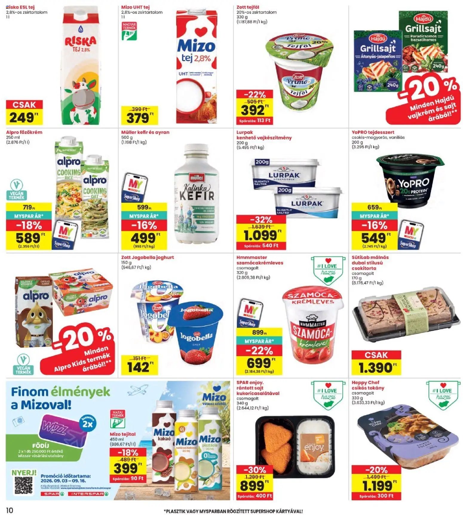 Interspar újság 2026.09.03. Interspar akciós újság