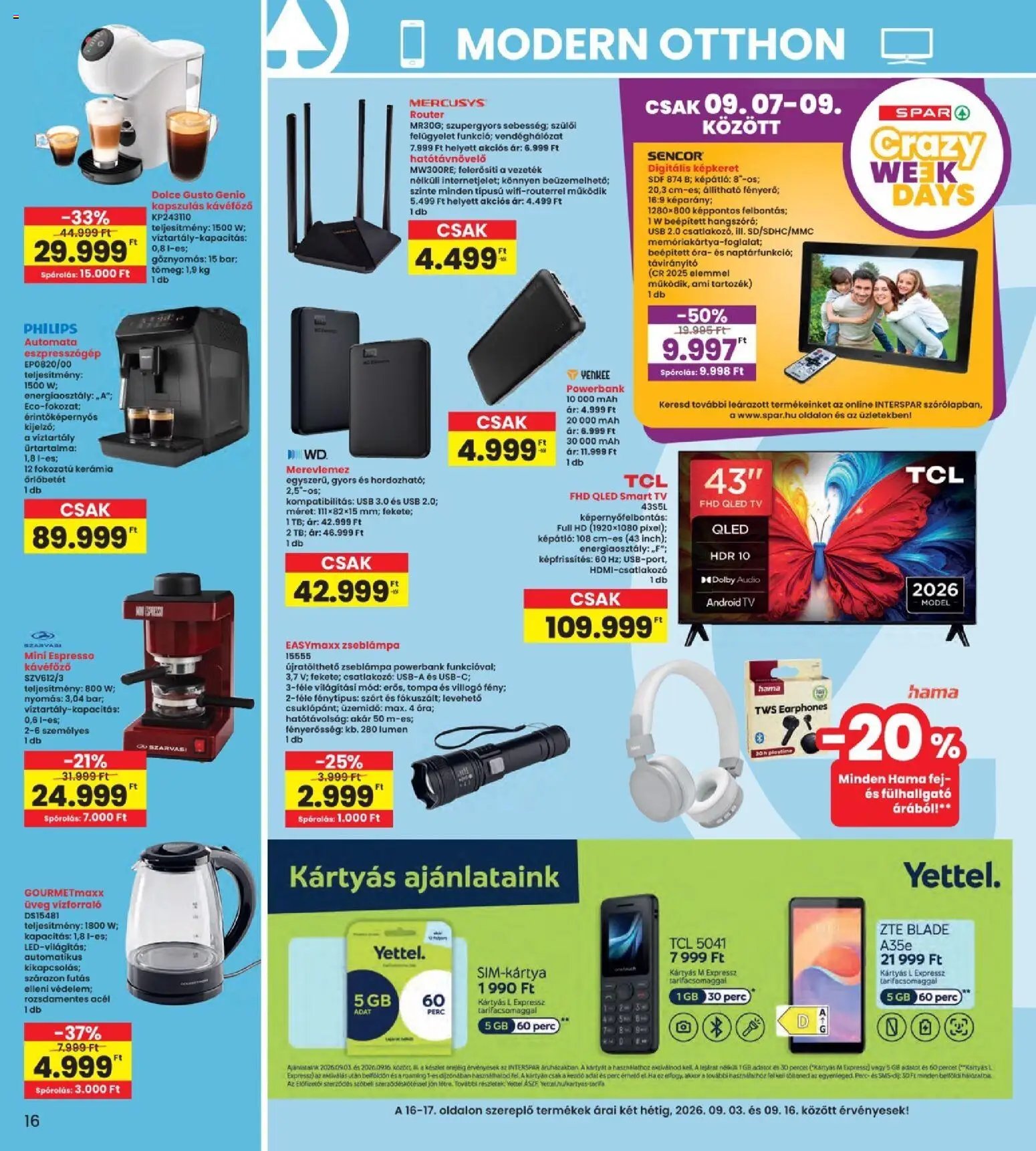 Interspar újság 2026.09.03. Interspar akciós újság