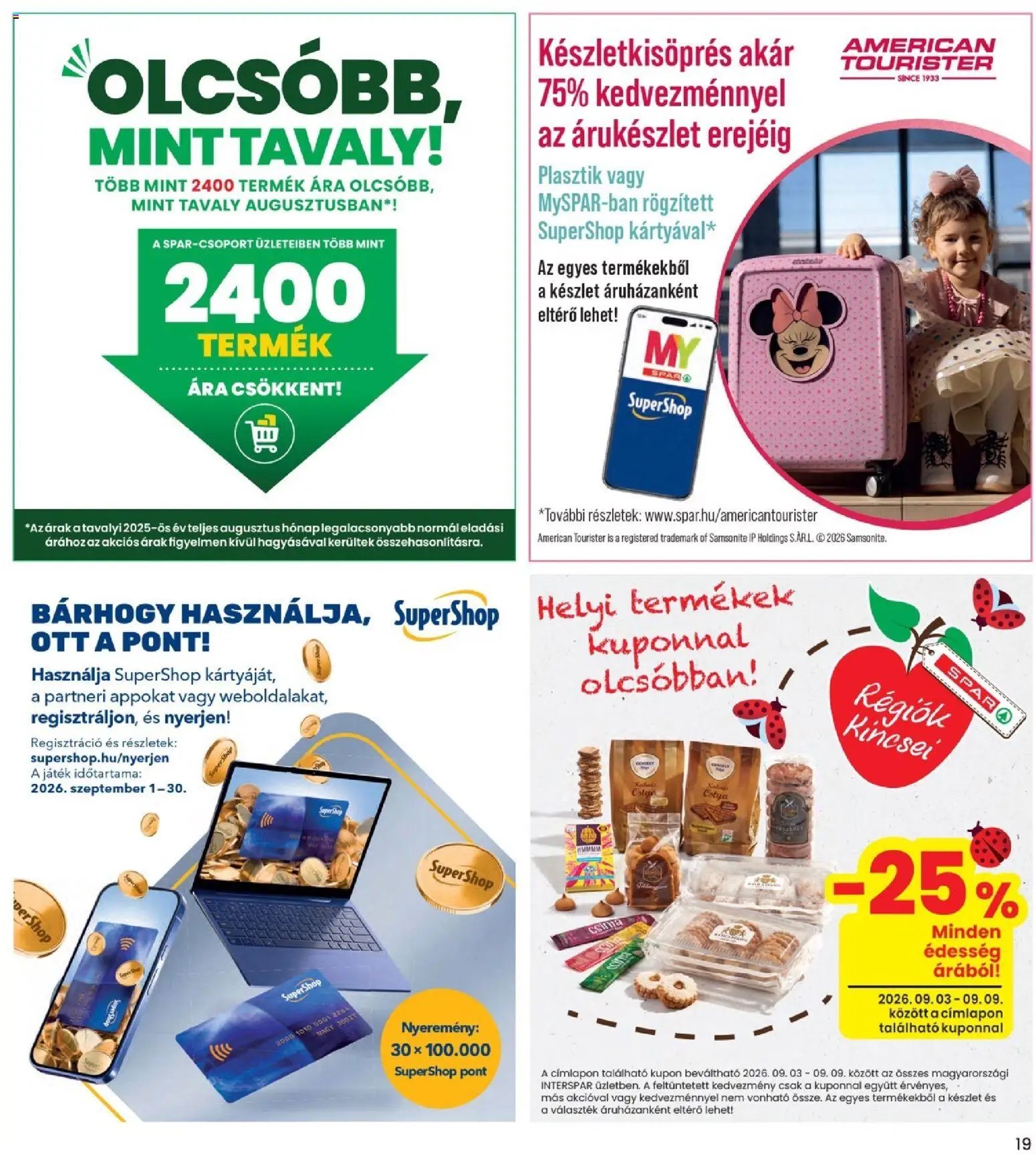 Interspar újság 2026.09.03. Interspar akciós újság