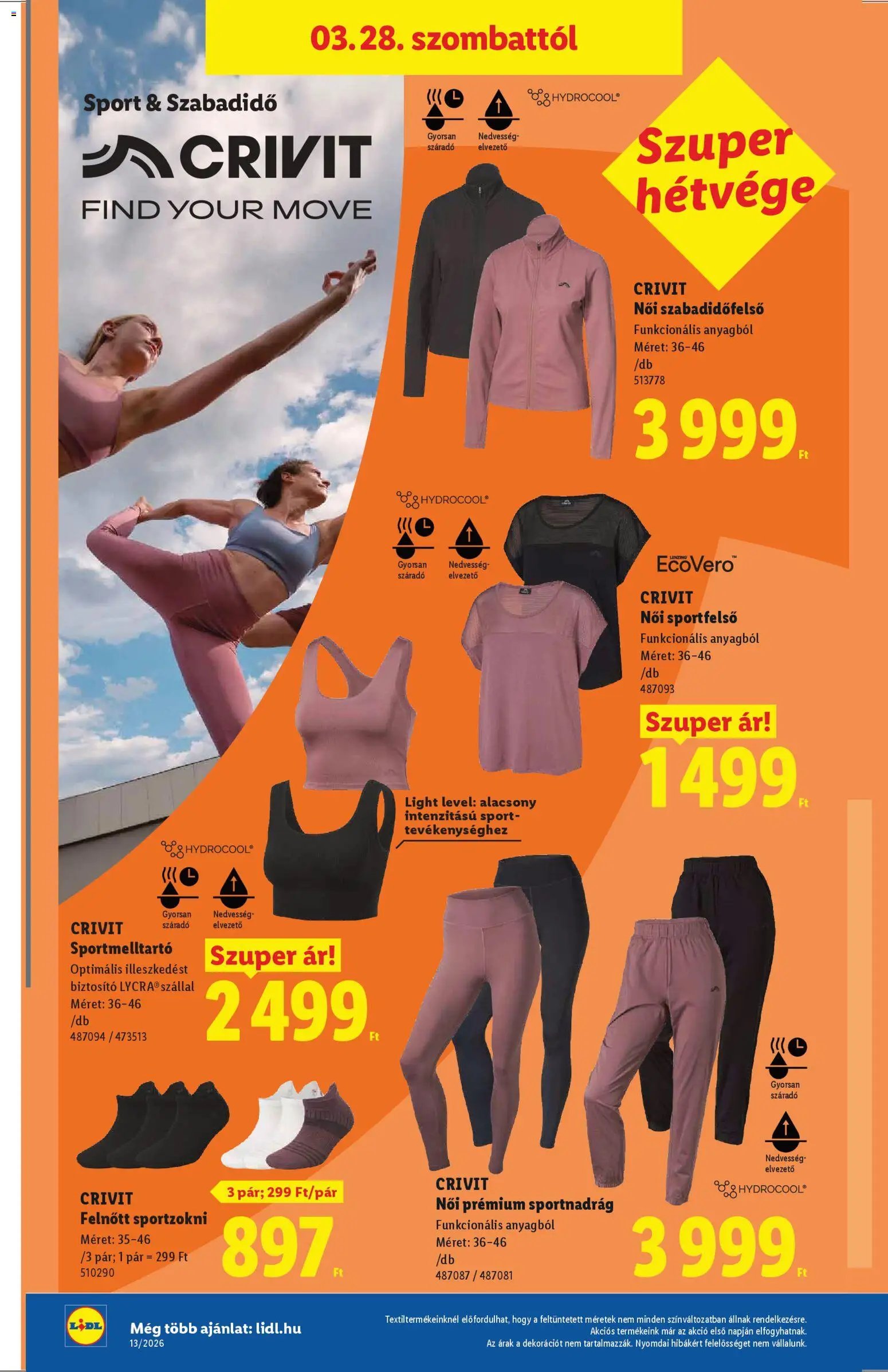 Lidl újság 2026.03.26. Lidl Nonfood kínálatunk (2026-03-26 - 2026-03-31)