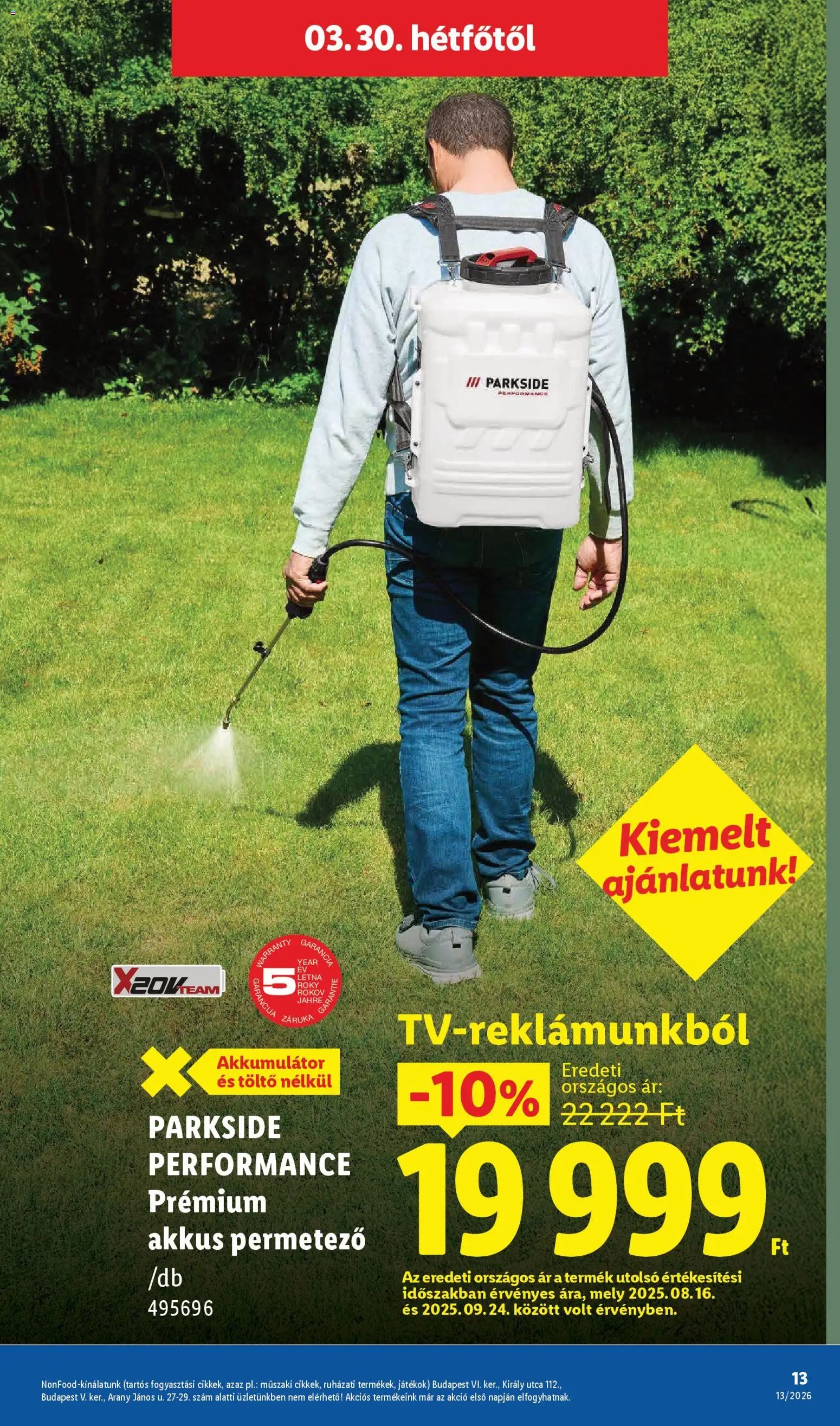 Lidl újság 2026.03.26. Lidl Nonfood kínálatunk (2026-03-26 - 2026-03-31)