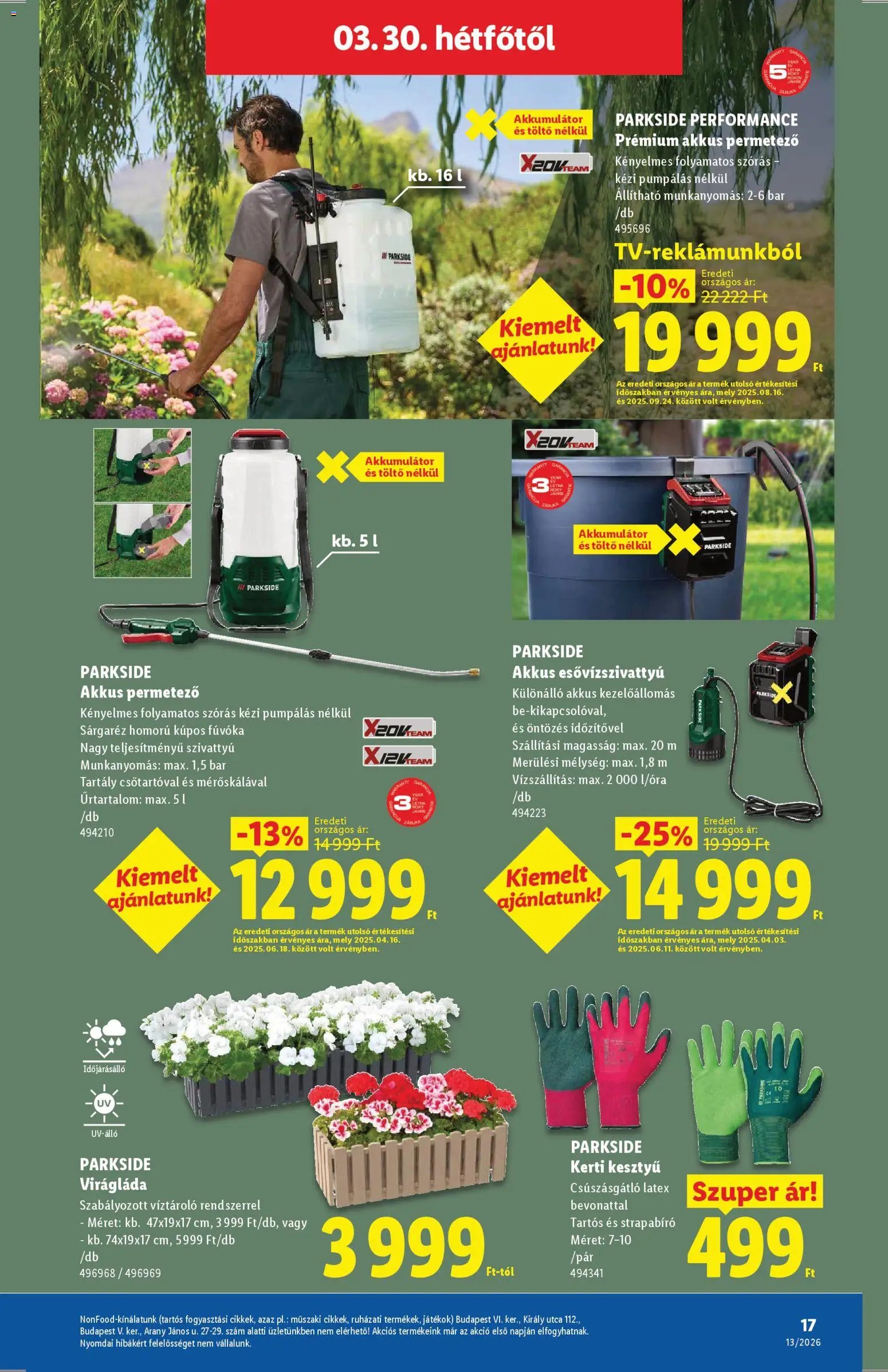 Lidl újság 2026.03.26. Lidl Nonfood kínálatunk (2026-03-26 - 2026-03-31)