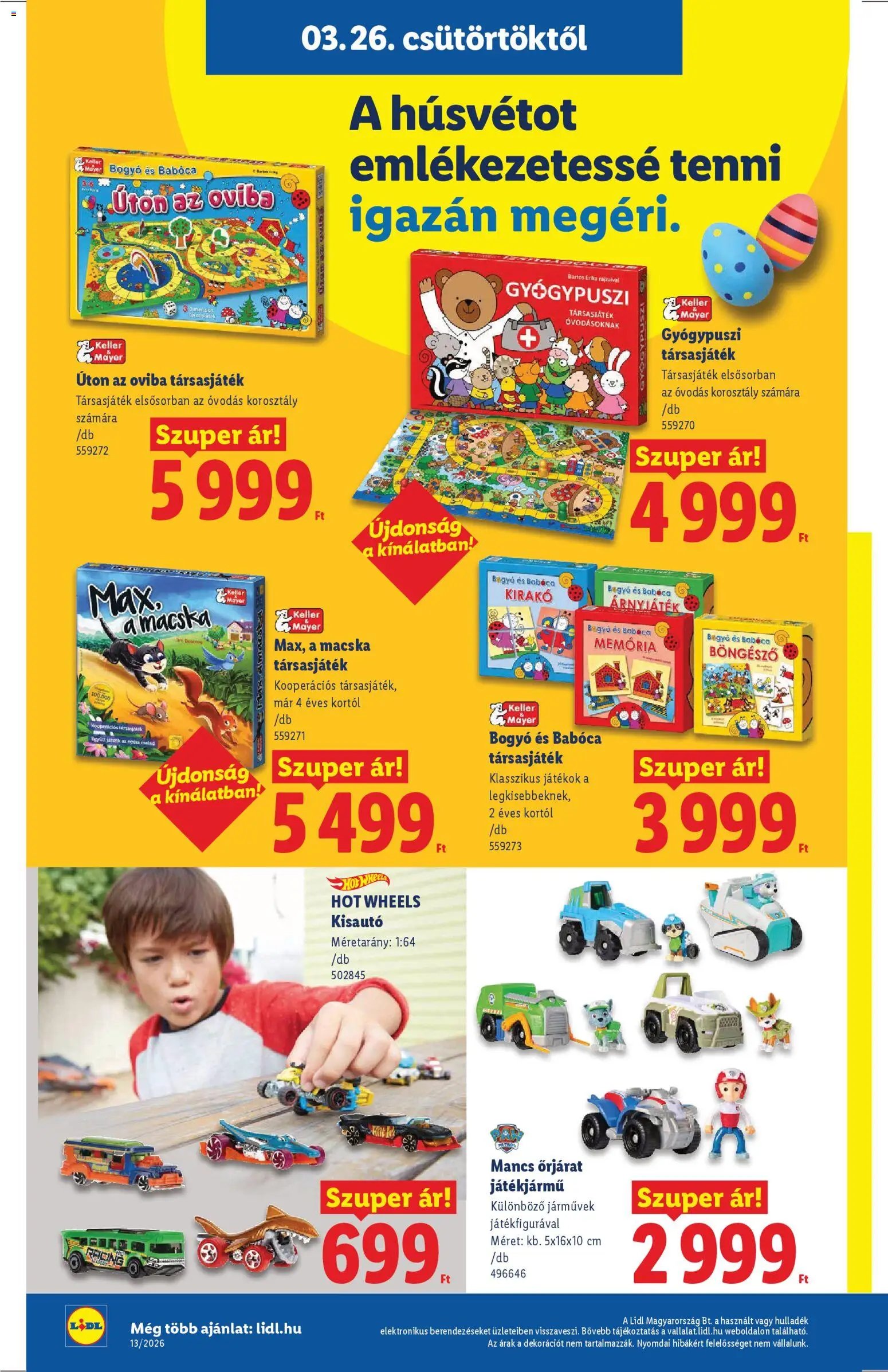 Lidl újság 2026.03.26. Lidl Nonfood kínálatunk (2026-03-26 - 2026-03-31)