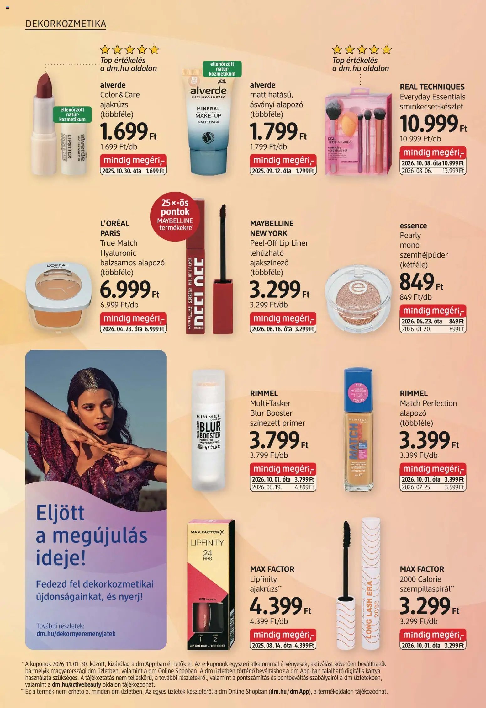 DM Drogerie Markt akciós újság 2026.10.29. - lapozható formában szórólap ✳️