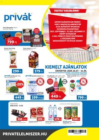 PRIVÁT újság 2025.10.27. Akciós újság PRIVÁT (2025-10-27 - 2025-11-05)