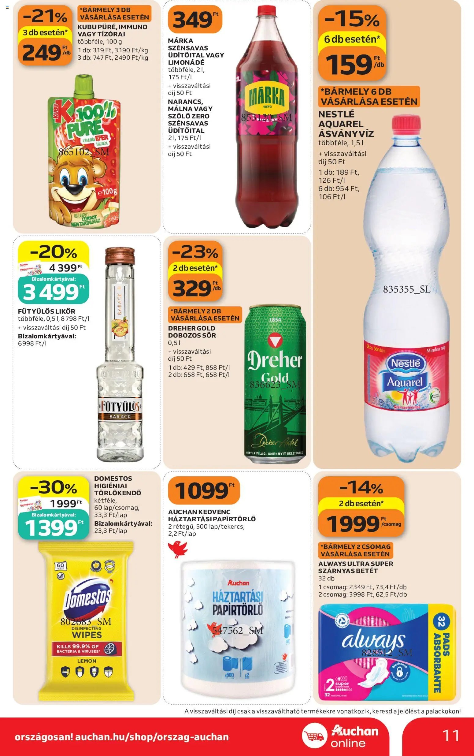 Auchan újság 2026.10.08. Auchan Szupermarket akciós újság