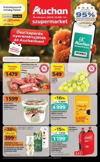 Auchan újság 2026.10.08. Auchan Szupermarket akciós újság