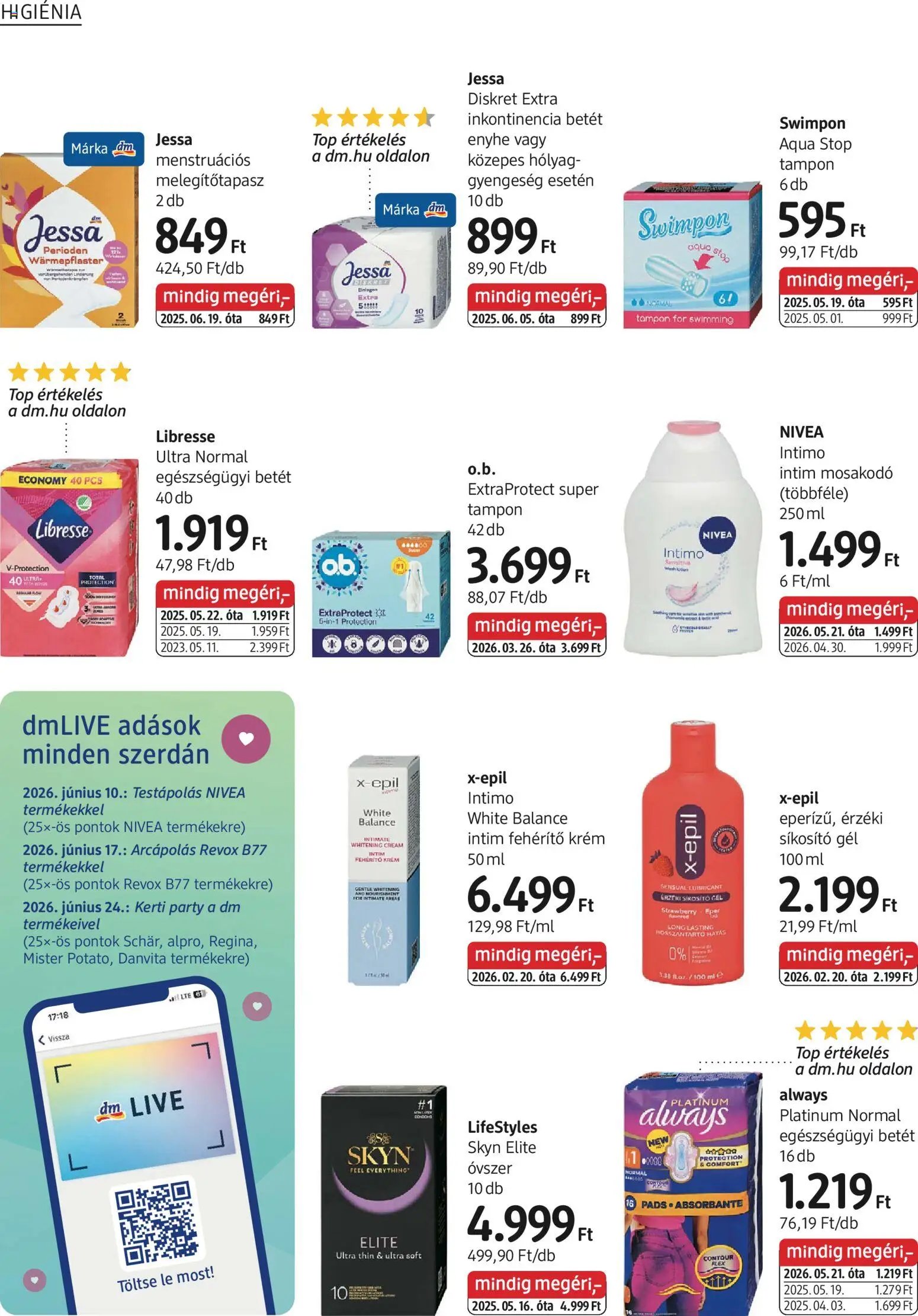 DM Drogerie Markt újság 2026.06.04. DM Drogerie Markt akciós újság