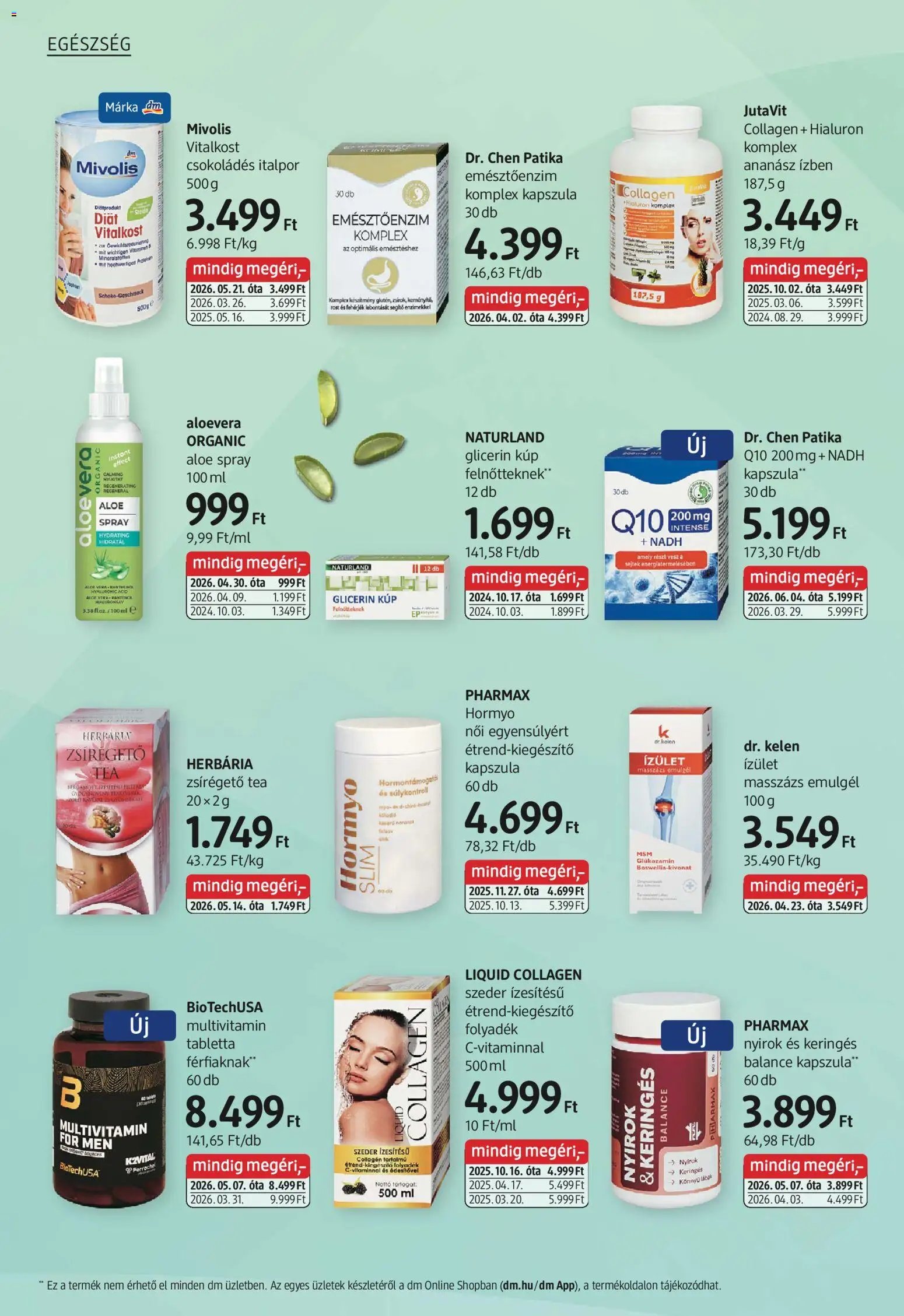 DM Drogerie Markt újság 2026.06.04. DM Drogerie Markt akciós újság