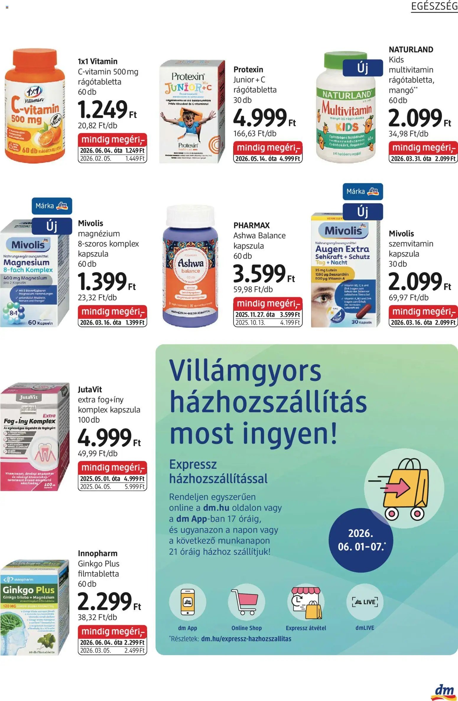 DM Drogerie Markt újság 2026.06.04. DM Drogerie Markt akciós újság