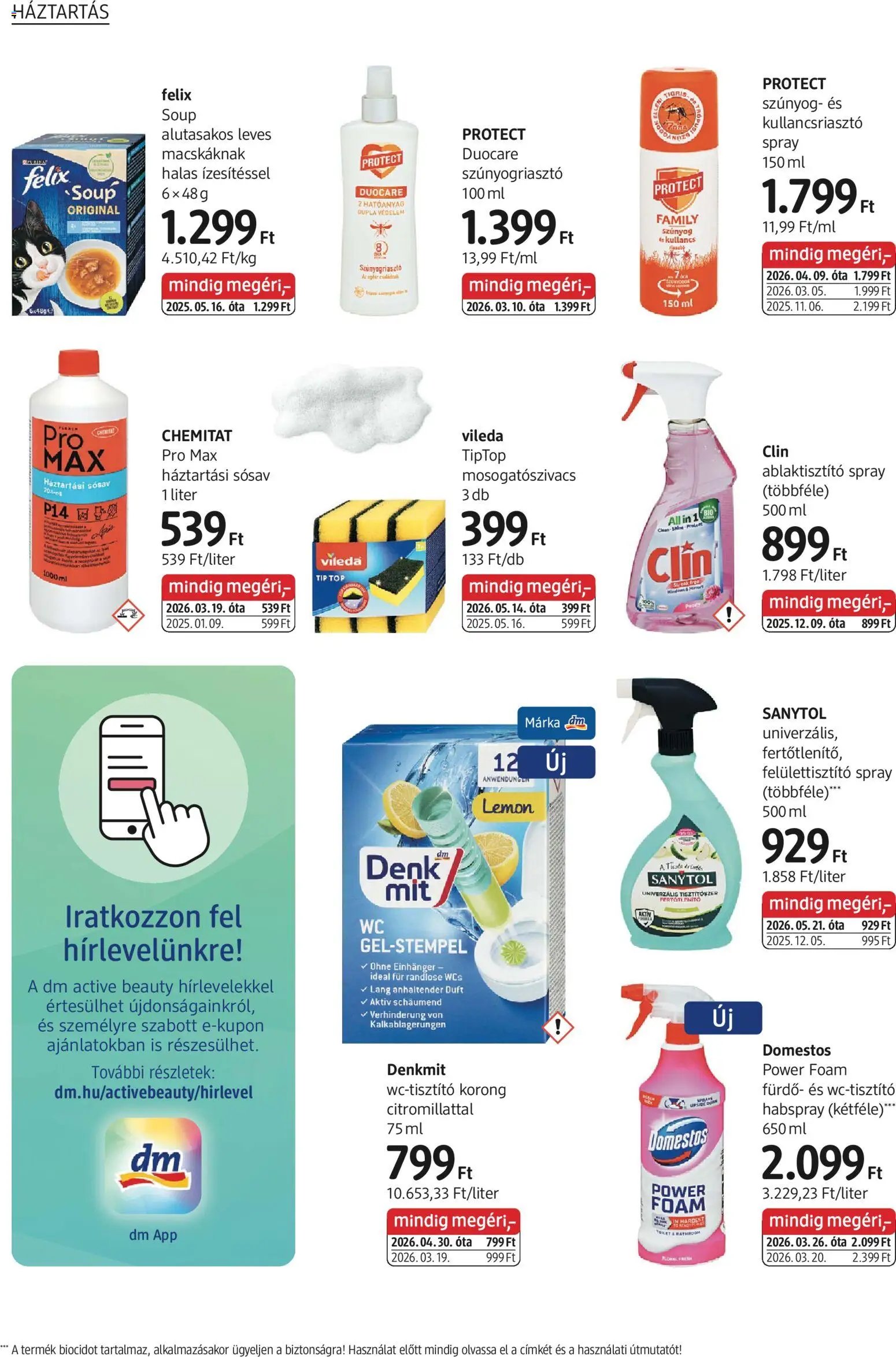 DM Drogerie Markt újság 2026.06.04. DM Drogerie Markt akciós újság