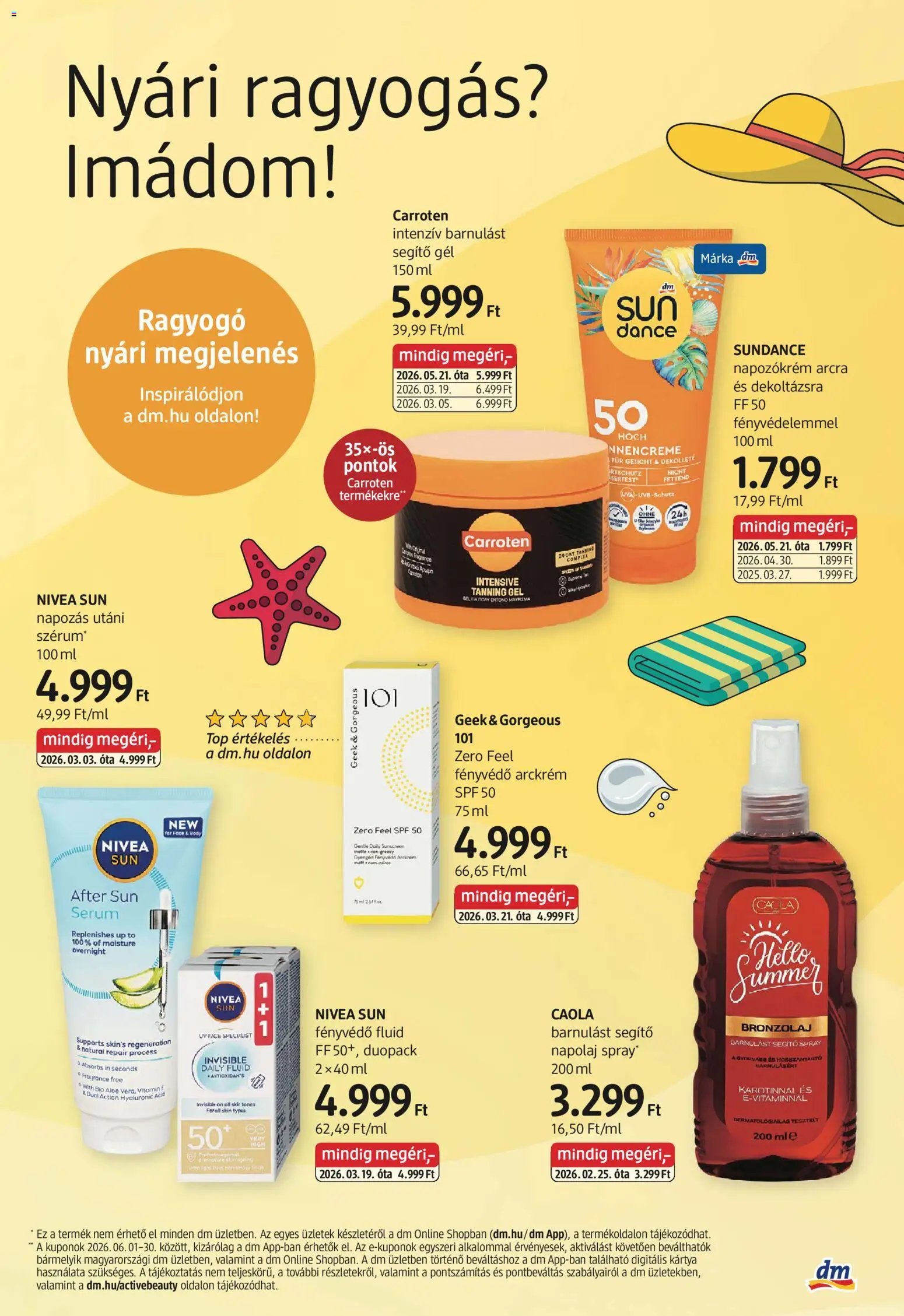 DM Drogerie Markt újság 2026.06.04. DM Drogerie Markt akciós újság