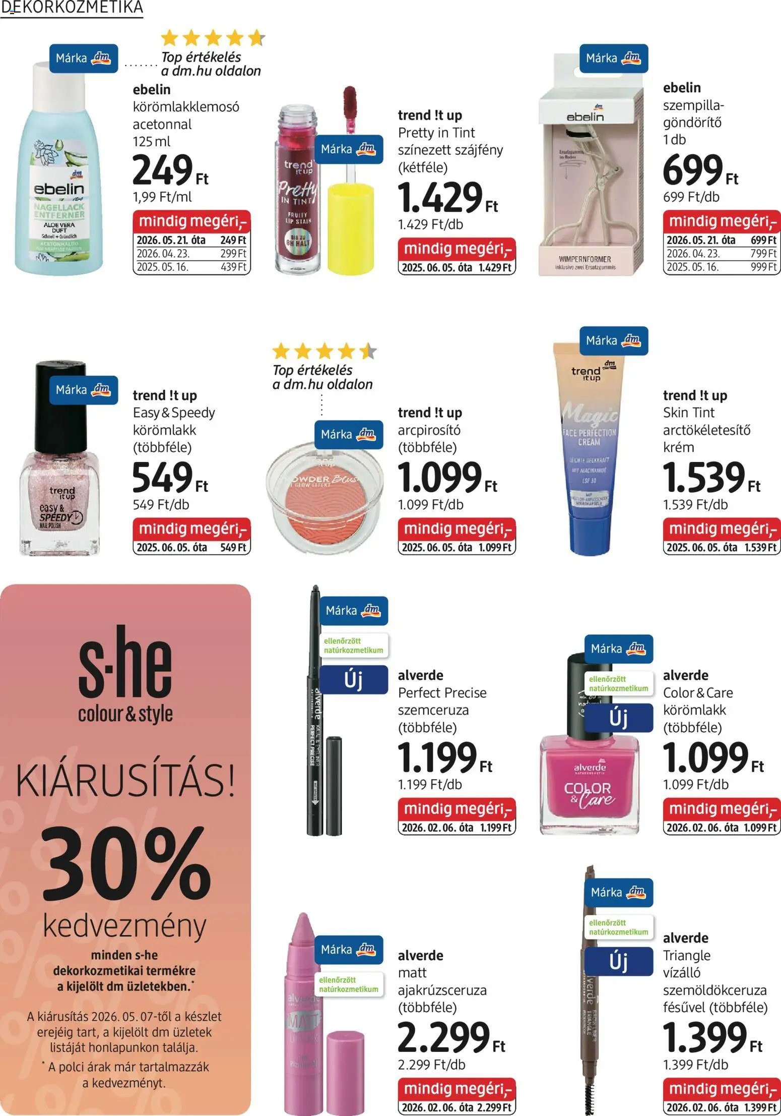 DM Drogerie Markt újság 2026.06.04. DM Drogerie Markt akciós újság