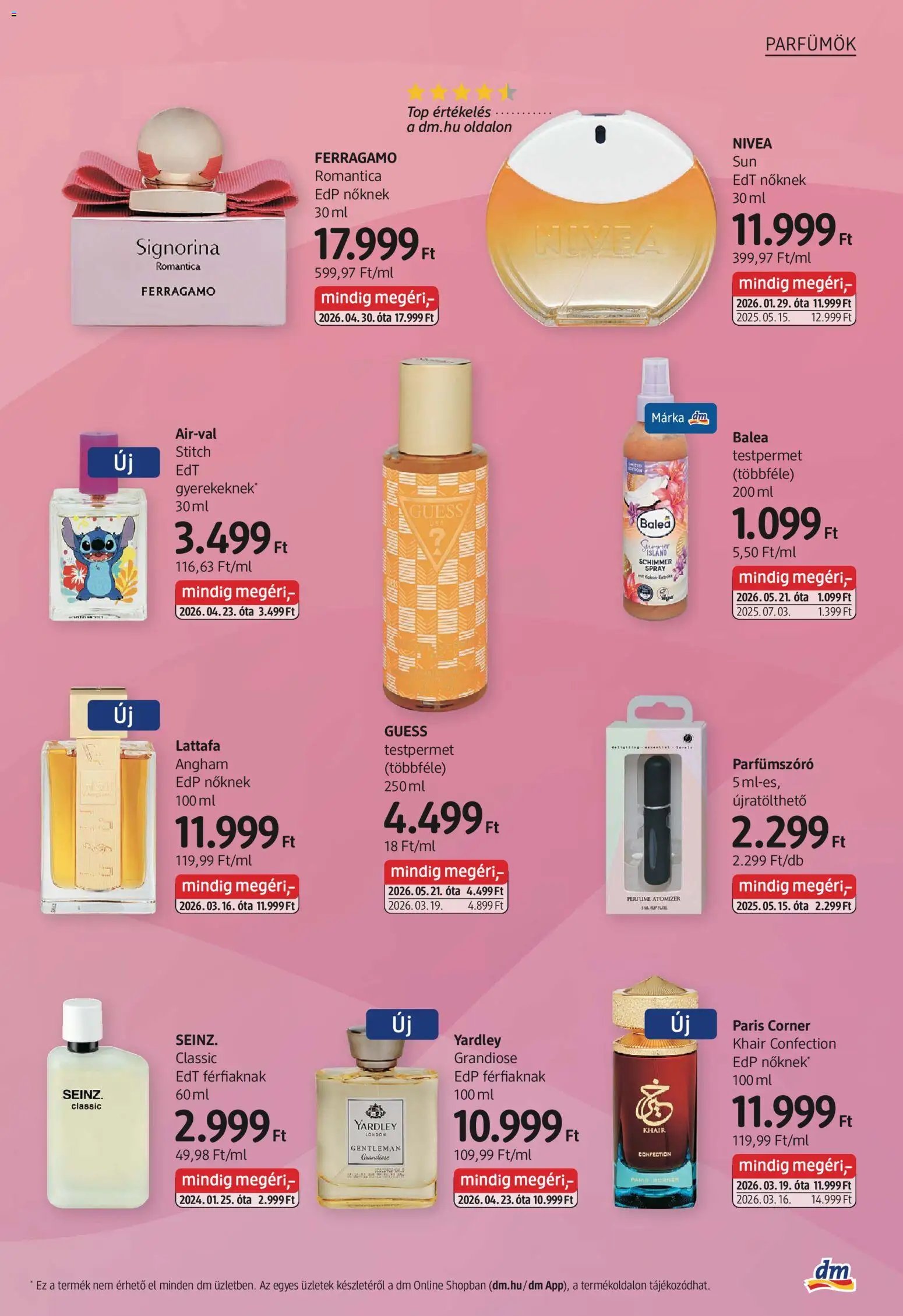 DM Drogerie Markt újság 2026.06.04. DM Drogerie Markt akciós újság