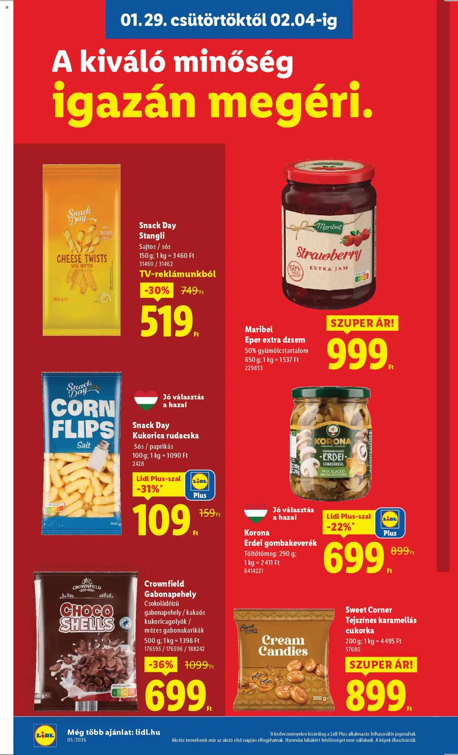 Lidl újság 2026.01.29. Akciós újság Lidl (2026-01-29 - 2026-02-04)