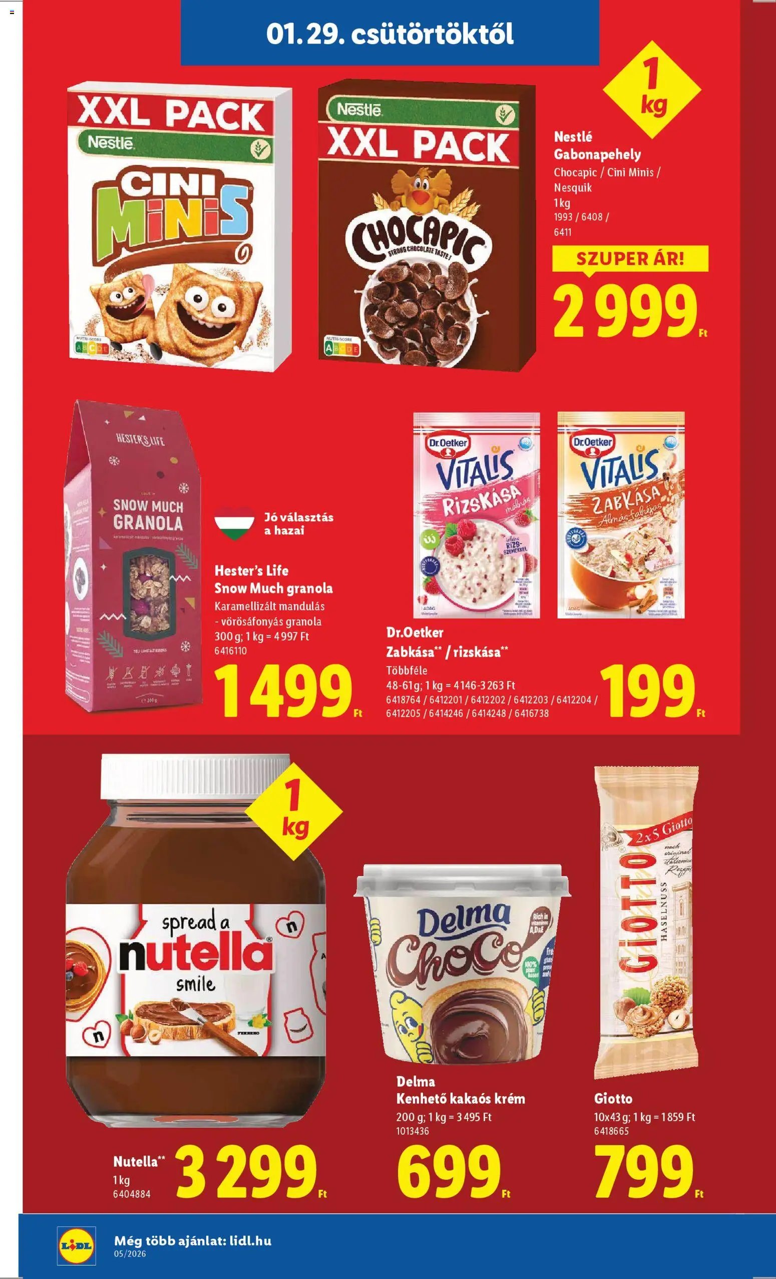 Lidl újság 2026.01.29. Akciós újság Lidl (2026-01-29 - 2026-02-04)