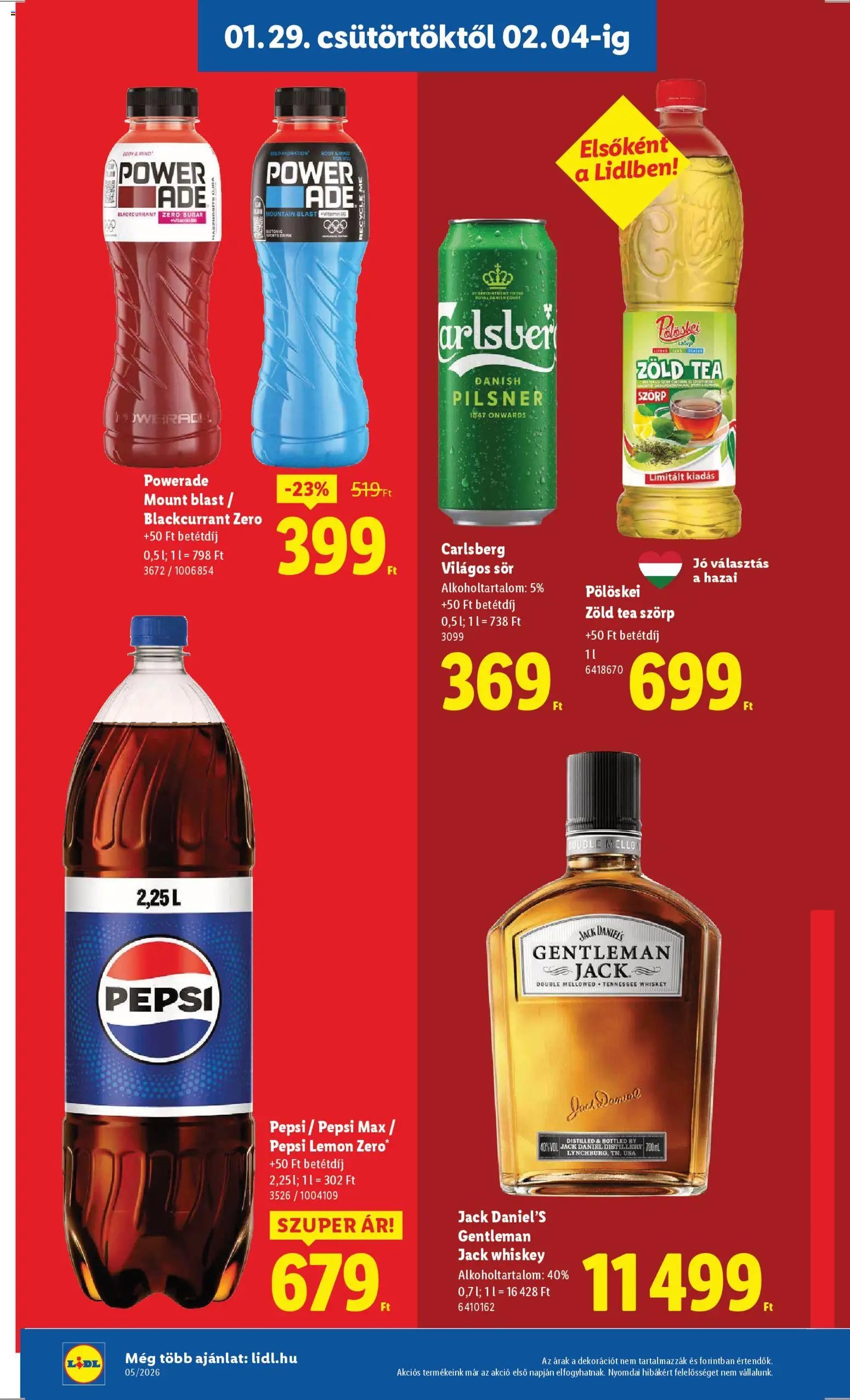 Lidl újság 2026.01.29. Akciós újság Lidl (2026-01-29 - 2026-02-04)