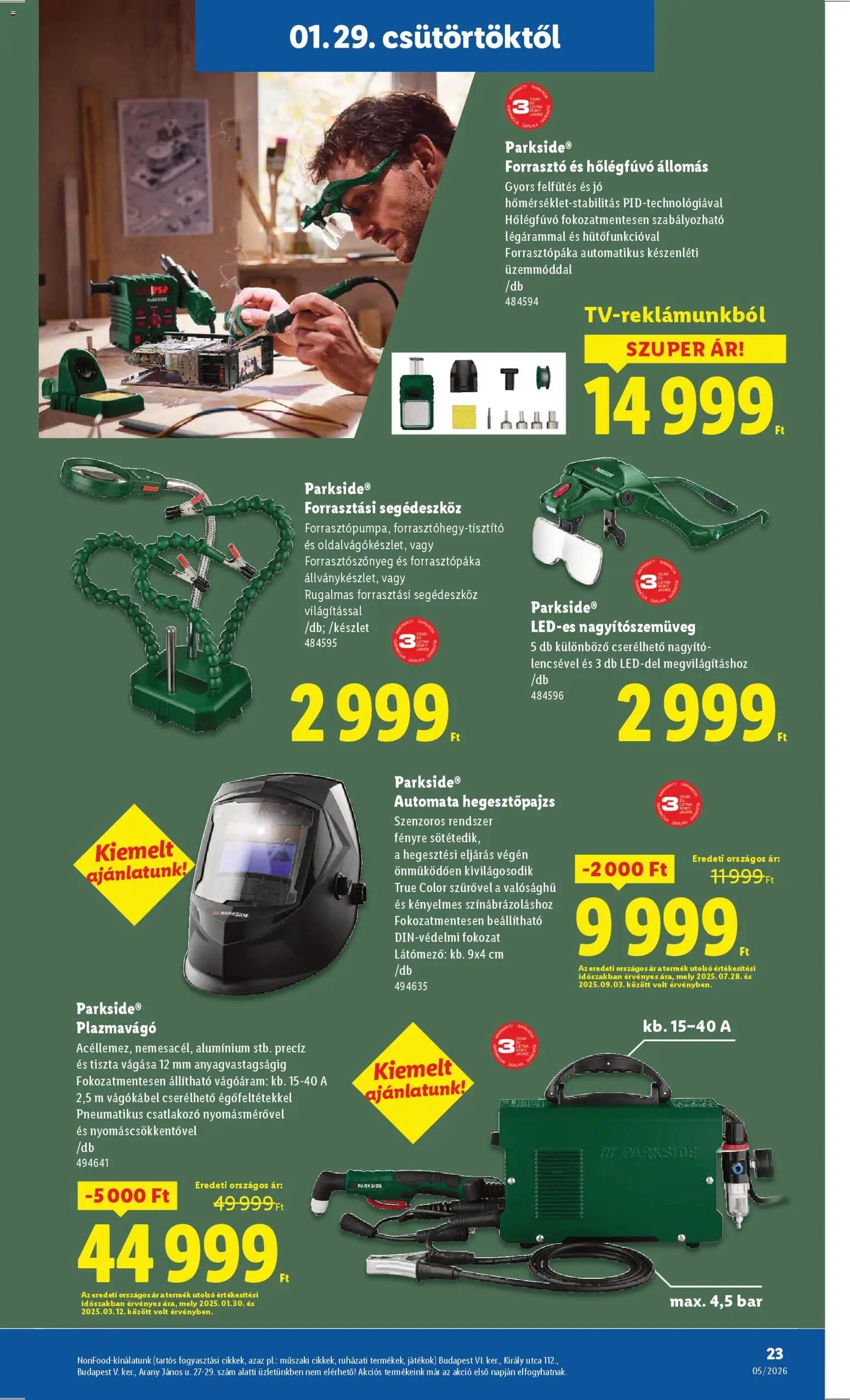 Lidl újság 2026.01.29. Akciós újság Lidl (2026-01-29 - 2026-02-04)