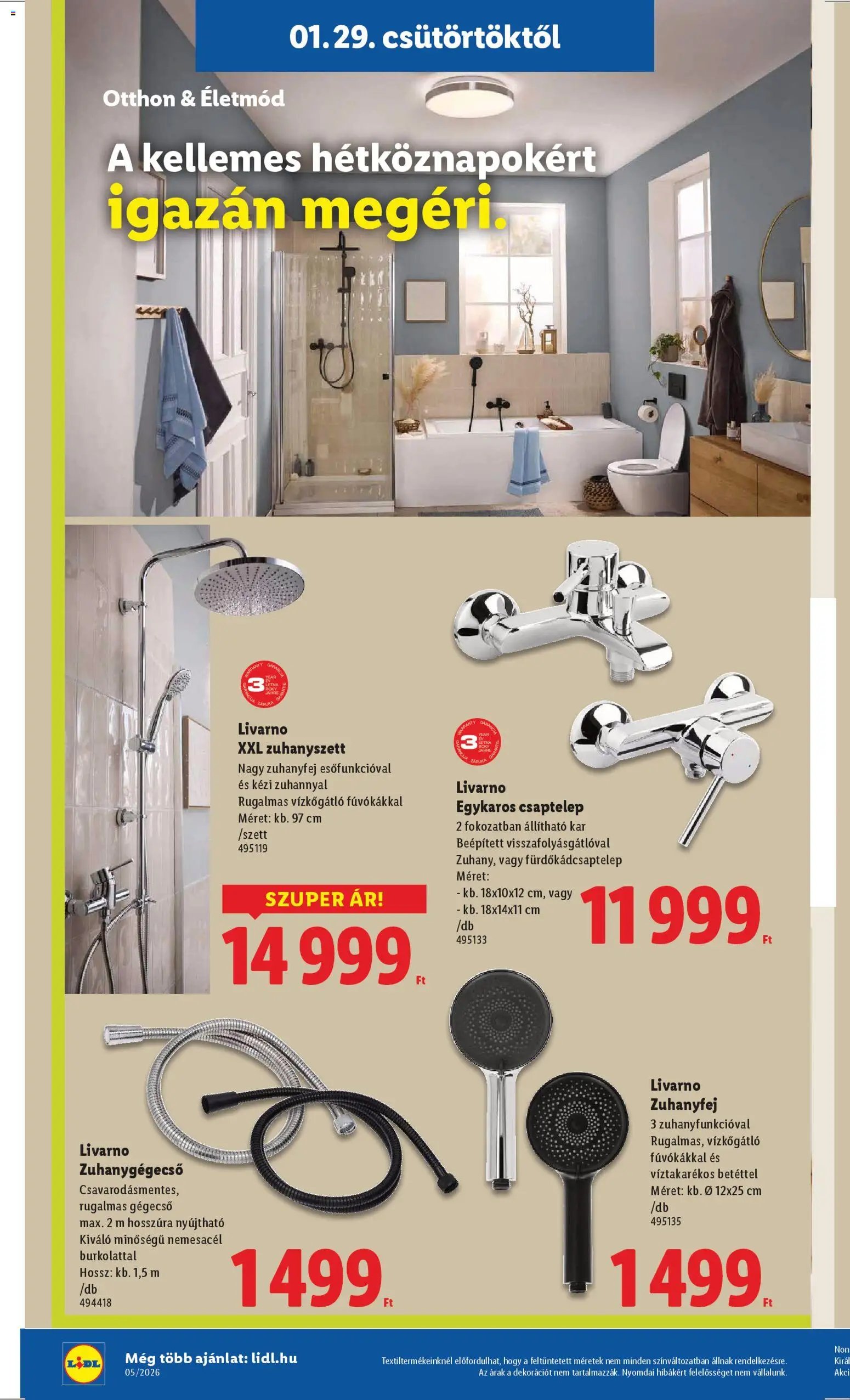 Lidl újság 2026.01.29. Akciós újság Lidl (2026-01-29 - 2026-02-04)