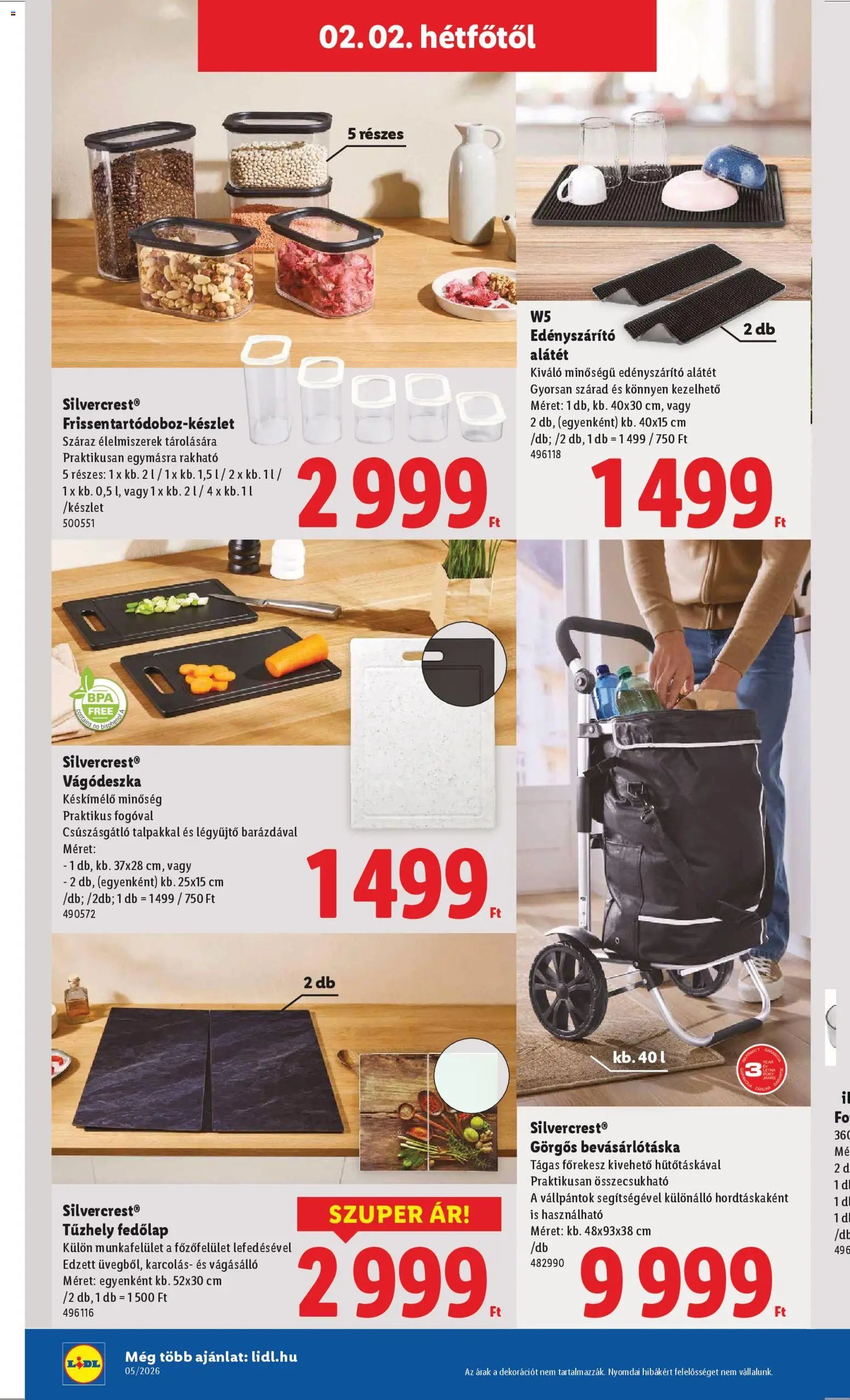 Lidl újság 2026.01.29. Akciós újság Lidl (2026-01-29 - 2026-02-04)