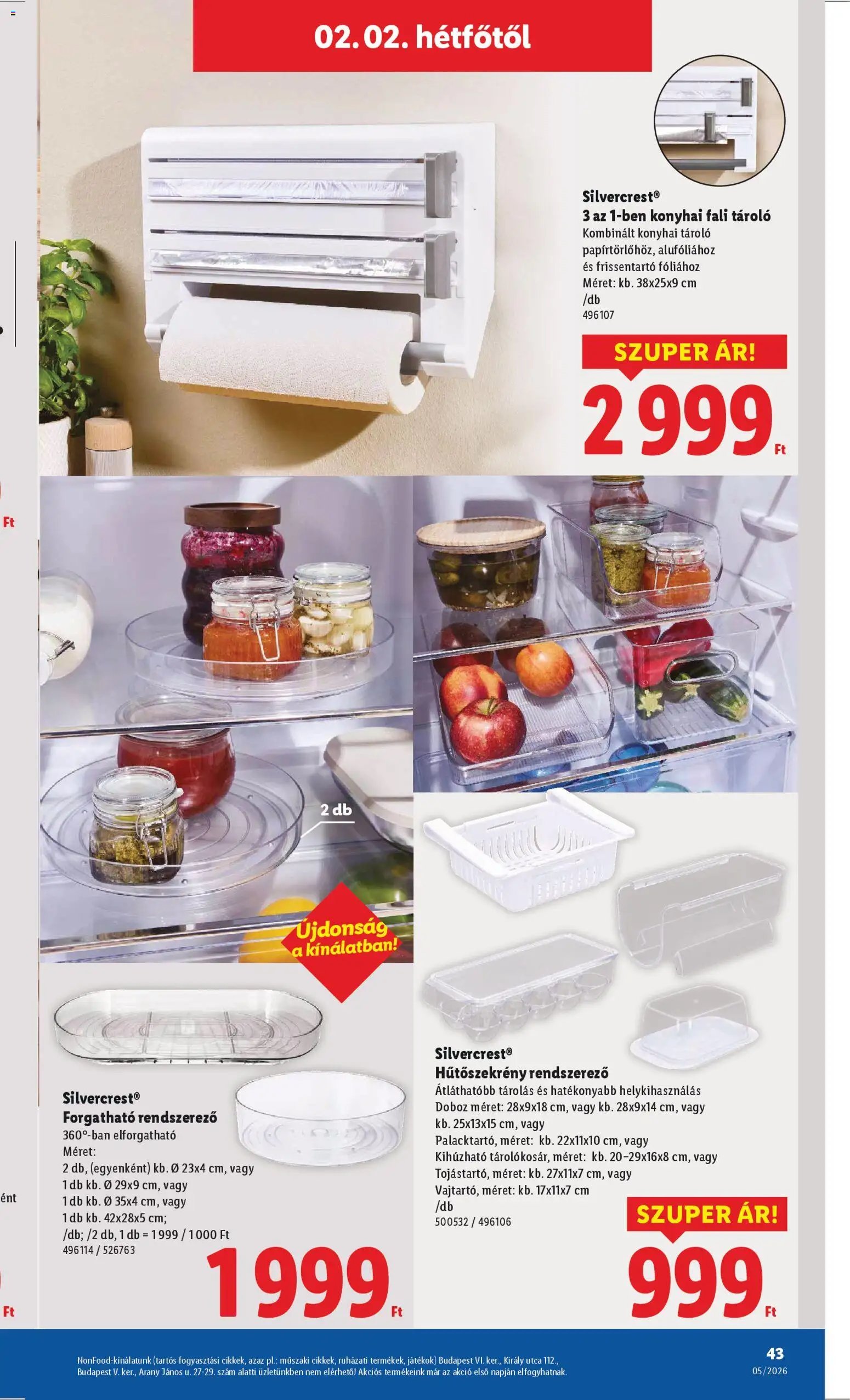 Lidl újság 2026.01.29. Akciós újság Lidl (2026-01-29 - 2026-02-04)