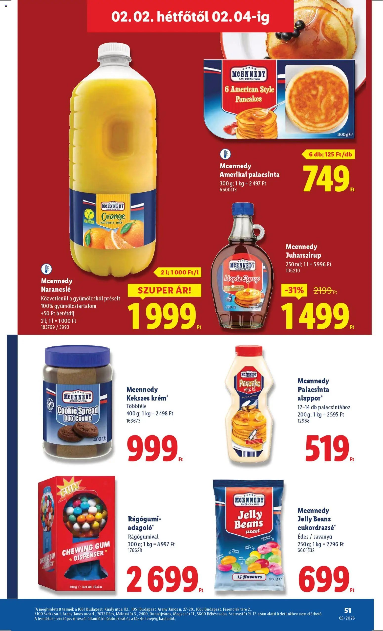 Lidl újság 2026.01.29. Akciós újság Lidl (2026-01-29 - 2026-02-04)